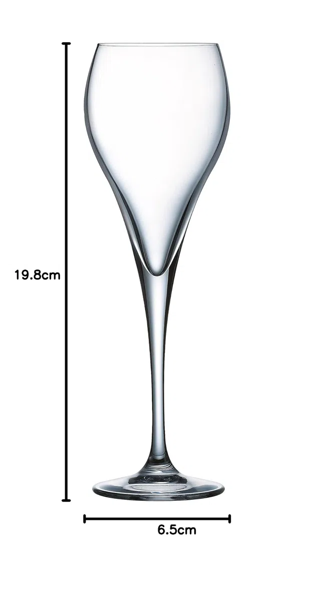Arcoroc - Collezione Brio - 6 flauti da Champagne 16 cl - Trasparenza e resistenza - Made in France - Imballaggio rinforzato