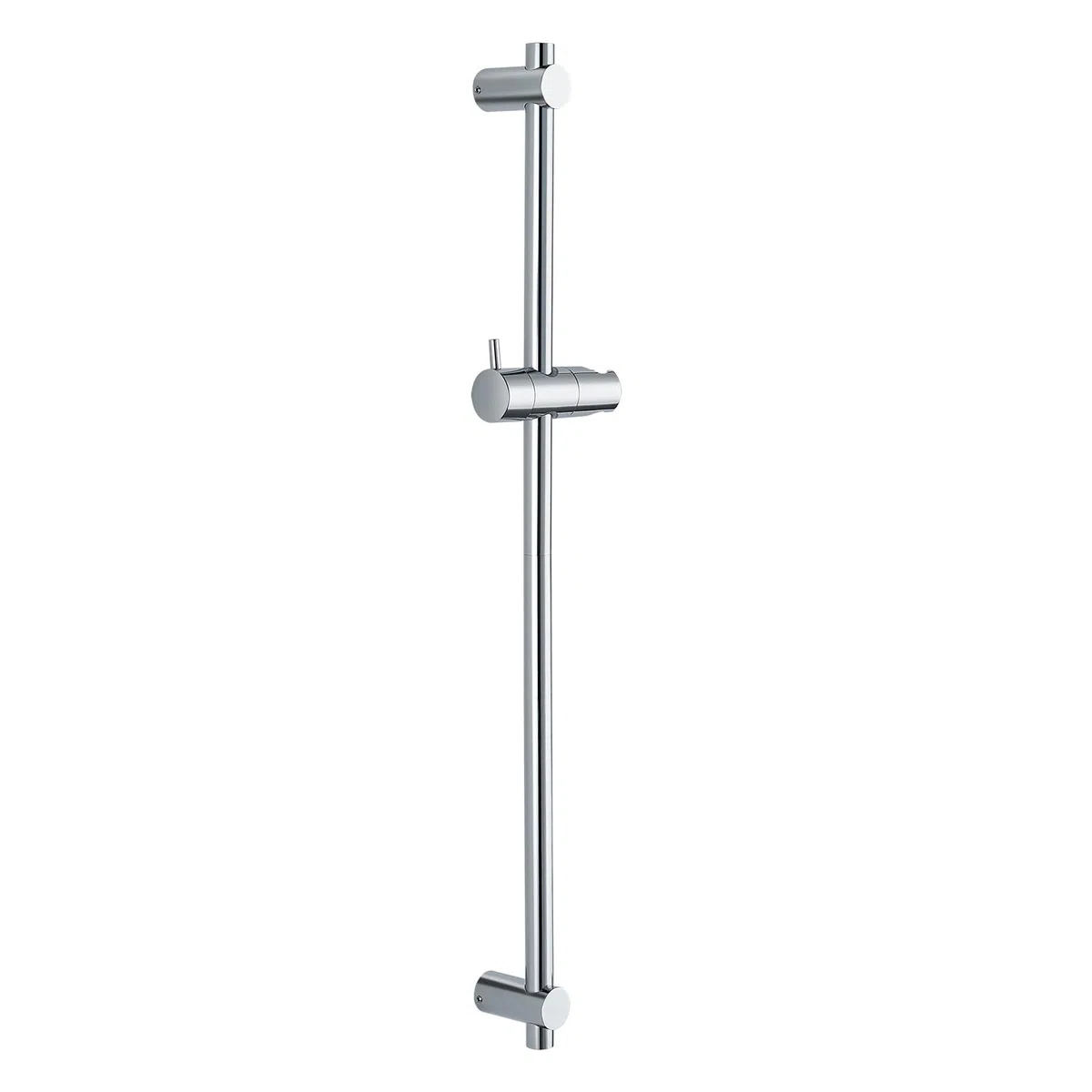Asta doccia in acciaio inox, 70 cm, asta doccia con supporto per soffione doccia, girevole a 360° e regolabile, asta per doccia con fissaggio a parete variabile, per adattarsi ai fori