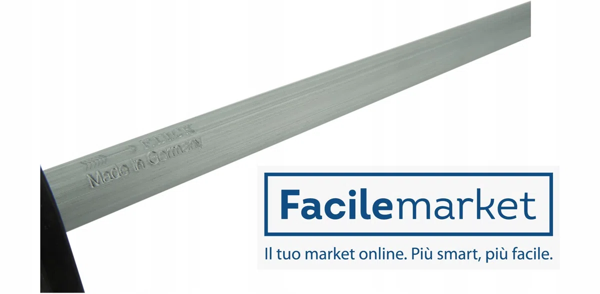 Acciaino Finecut ovale da 30 cm con manico Blu e Nero