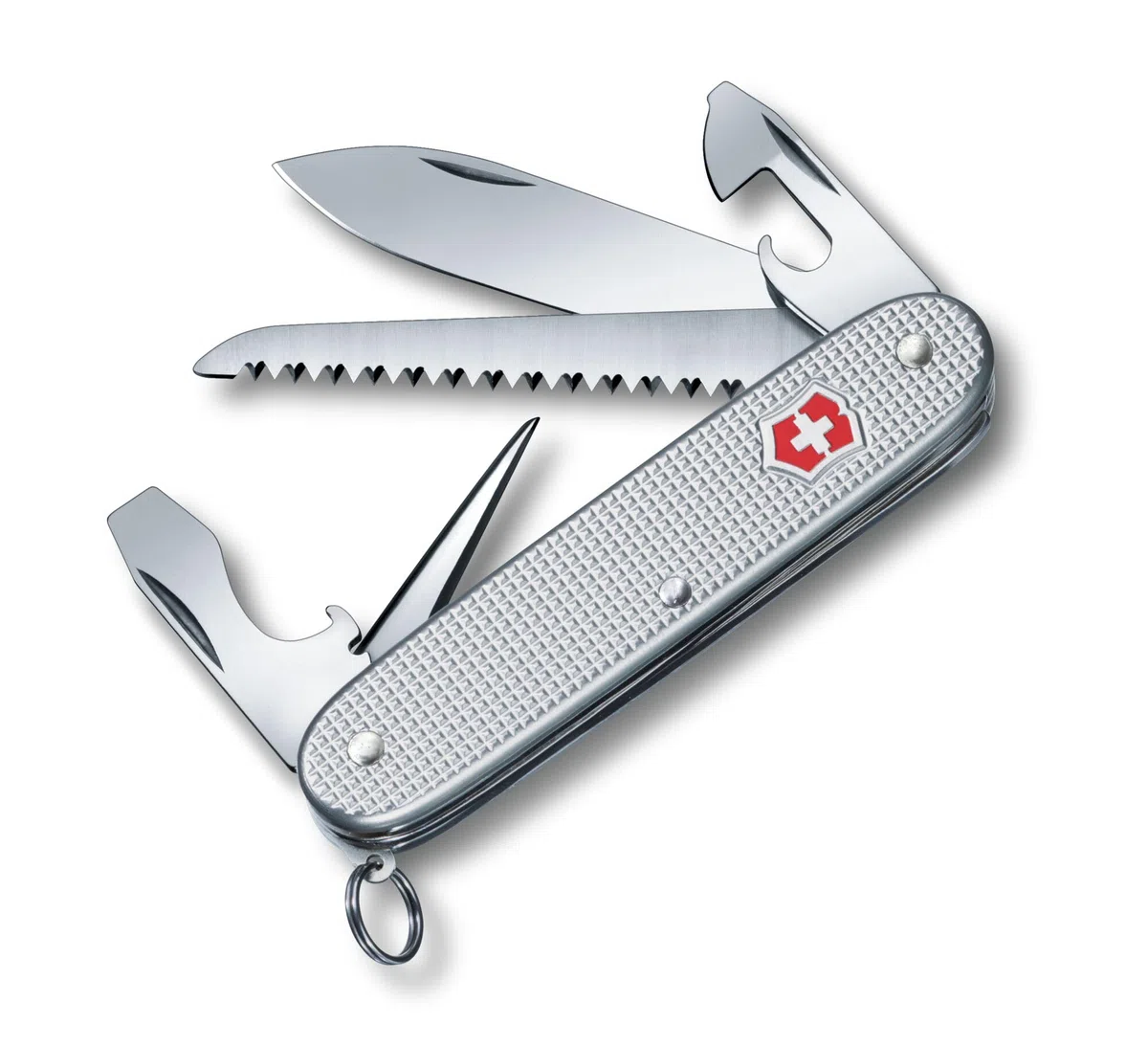 Victorinox Farmer Alox, 9 funzioni (lama grande, apriscatole, apribottiglie)