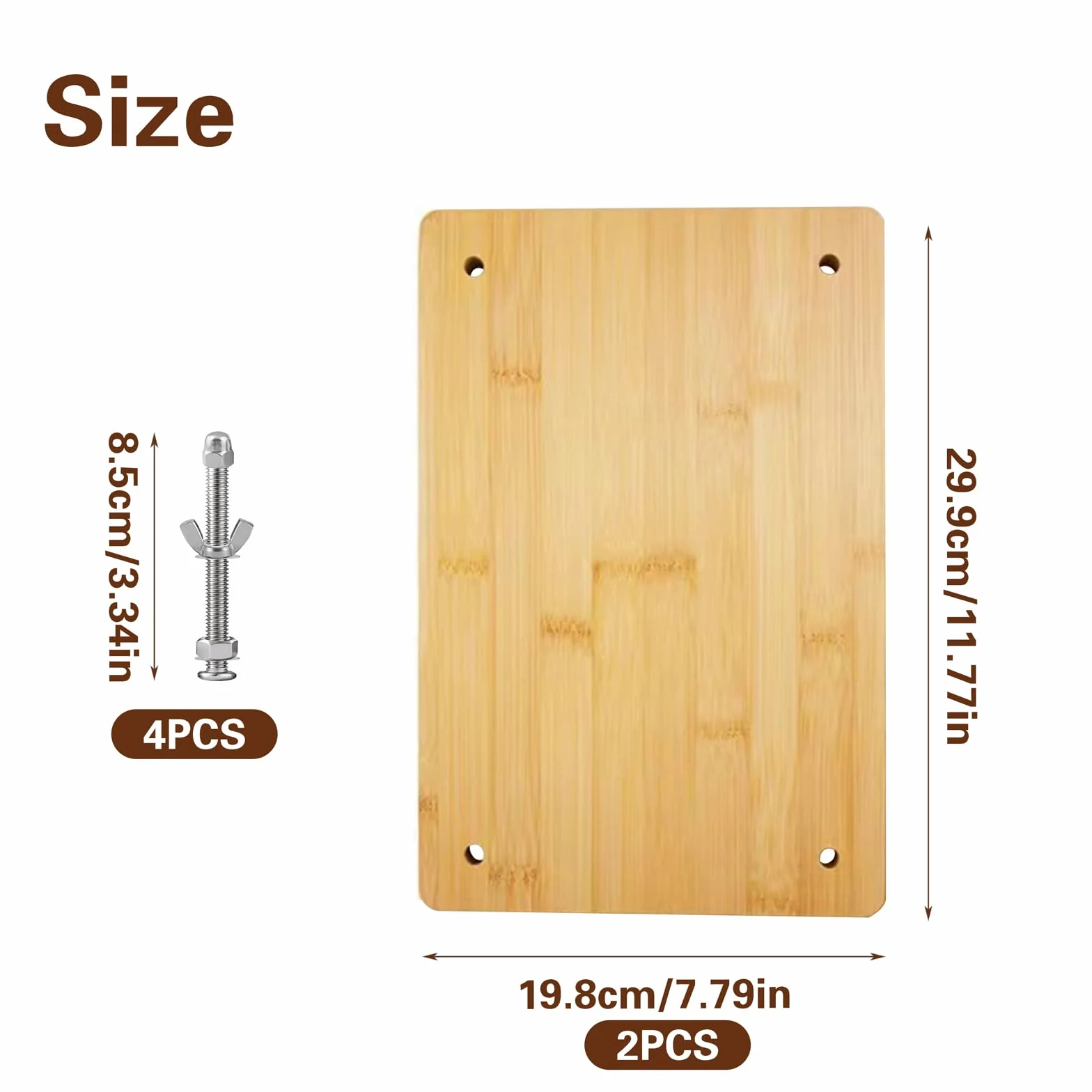 Cuyacili Book Press Rilegatura 20x30 cm Pressa per Libri in Legno Pressa per Rilegatura Portatile per Casa, Scuola, Forniture per Rilegatura per Ufficio Facile da installare