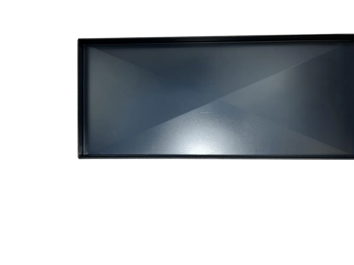 [2 PEZZI] Teglia ferro blu 40x17x2 Cm, misure per forno Effeuno con diagonale antideformazione Spessore teglie 8/10 Pizza alta idratazione ideale per professionisti della pizza e focaccia