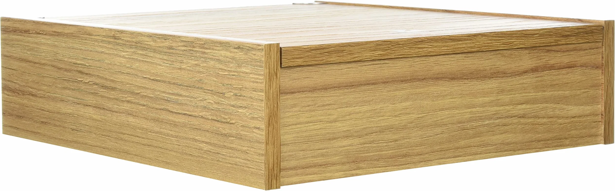Albert de Thiers - Portaposate 4 scomparti - Set per la casa fino a 48 pezzi - Effetto rovere chiaro, 27,5 x 26 x 7 cm, 490326