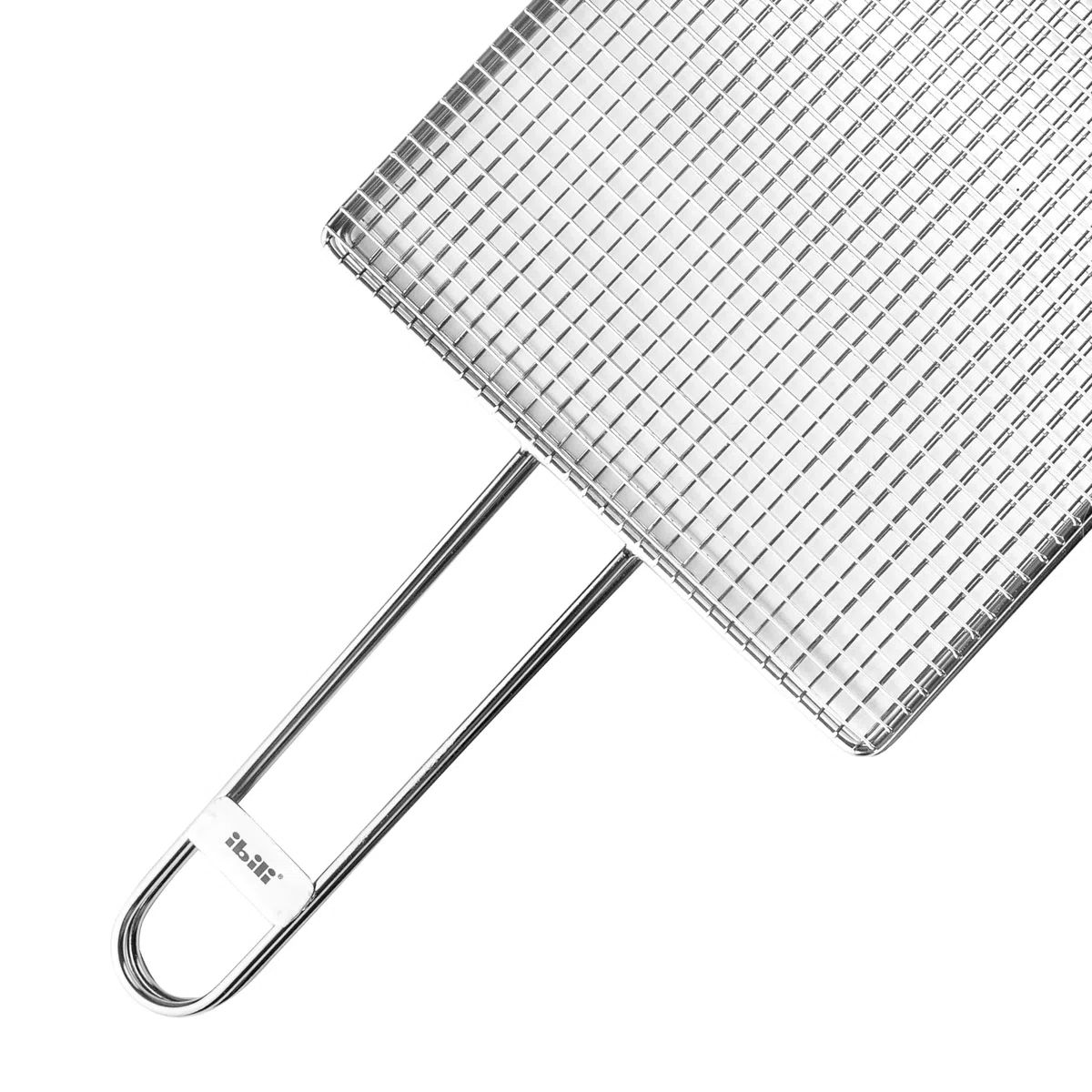 IBILI Griglia doppia per calamari - 30x20x1 cm - Acciaio inossidabile 18%