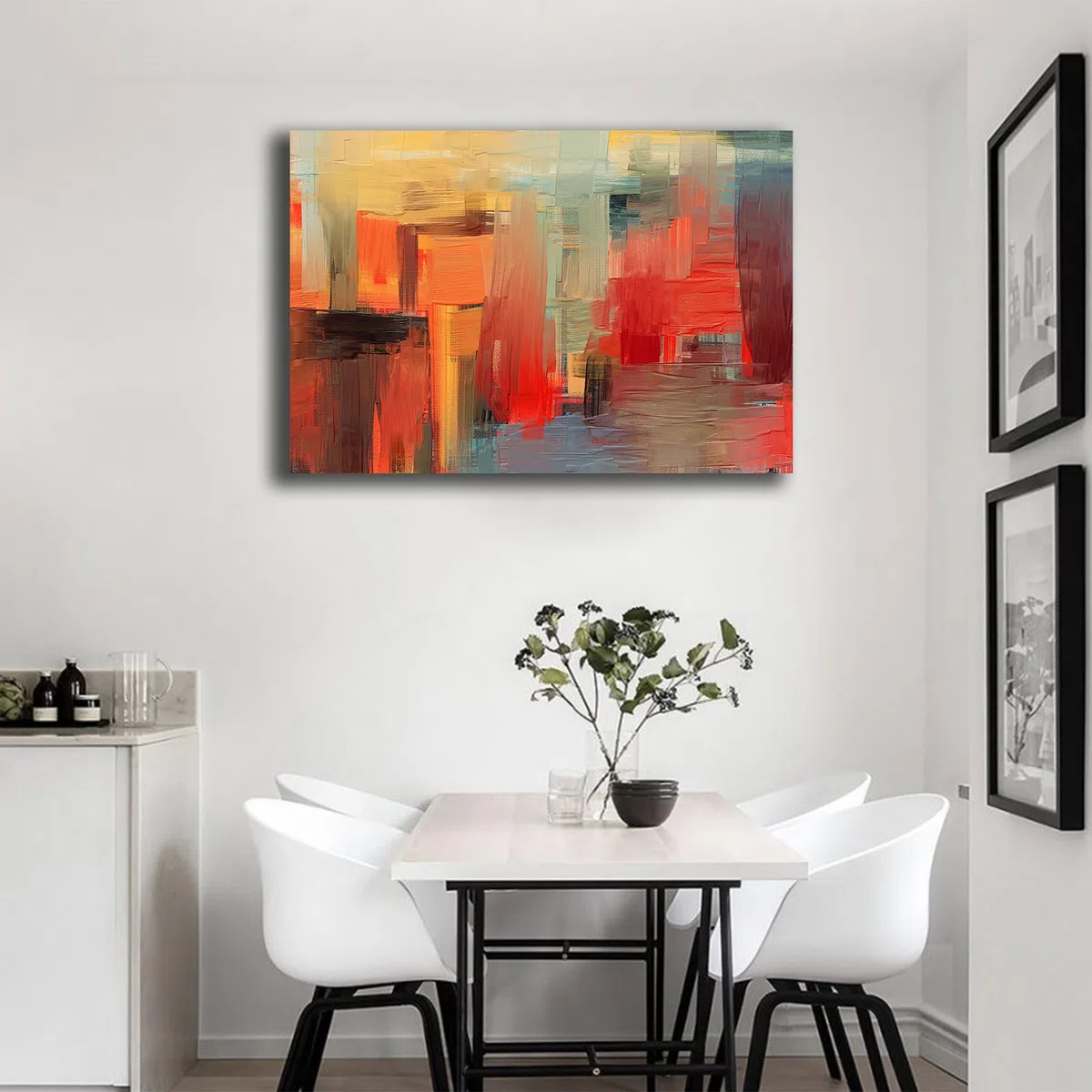 Printerland Quadro Moderno Astratto Industrial Quadri moderni soggiorno da Parete XXL grande Stampa su tela Canvas Decorazione Murale muro Arredo Camera da letto Cucina (50x70 cm, 3)