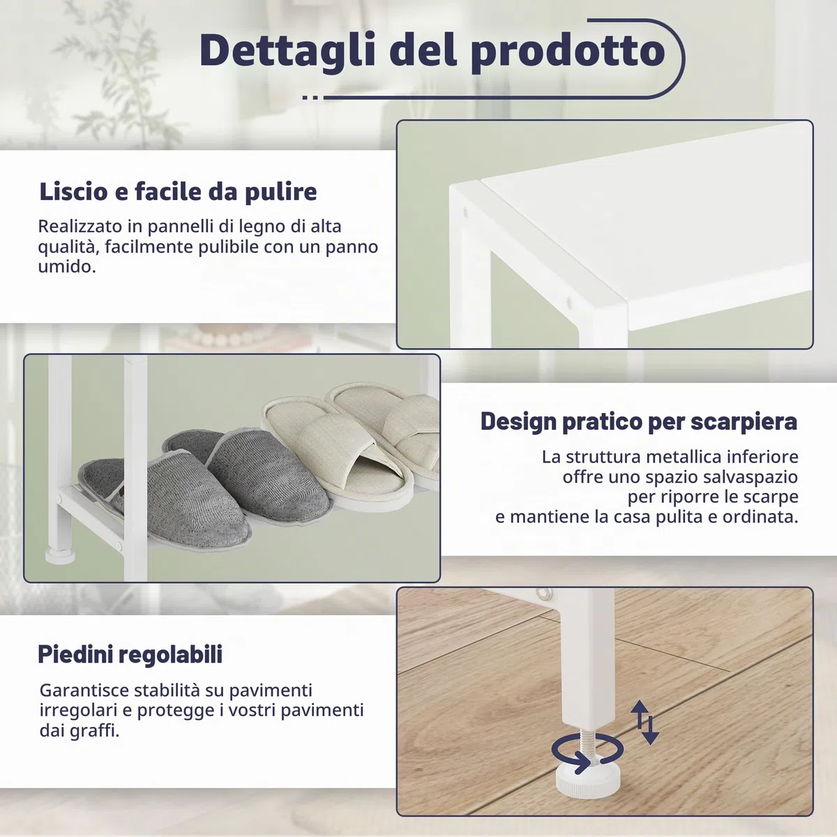 Tavolino laterale stretto Comodino stretto con spazio di archiviazione tavolino da divano per spazi stretti piccolo tavolo soggiorno camera da letto cucina balcone
