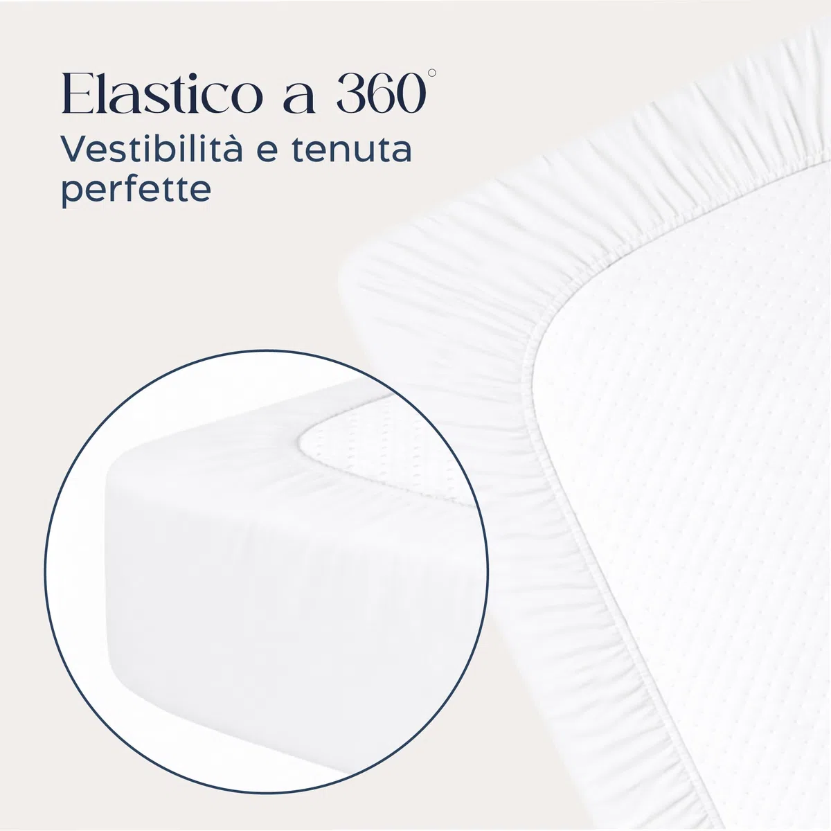 Twinzen Set Copripiumino Matrimoniale - 4 Pezzi - Copripiumino matrimoniale 240x220 cm, Lenzuolo con Angoli 160x200 cm, 2 Federe 65x65 cm - Microfibra Spazzolata, Oeko-Tex - Bianco