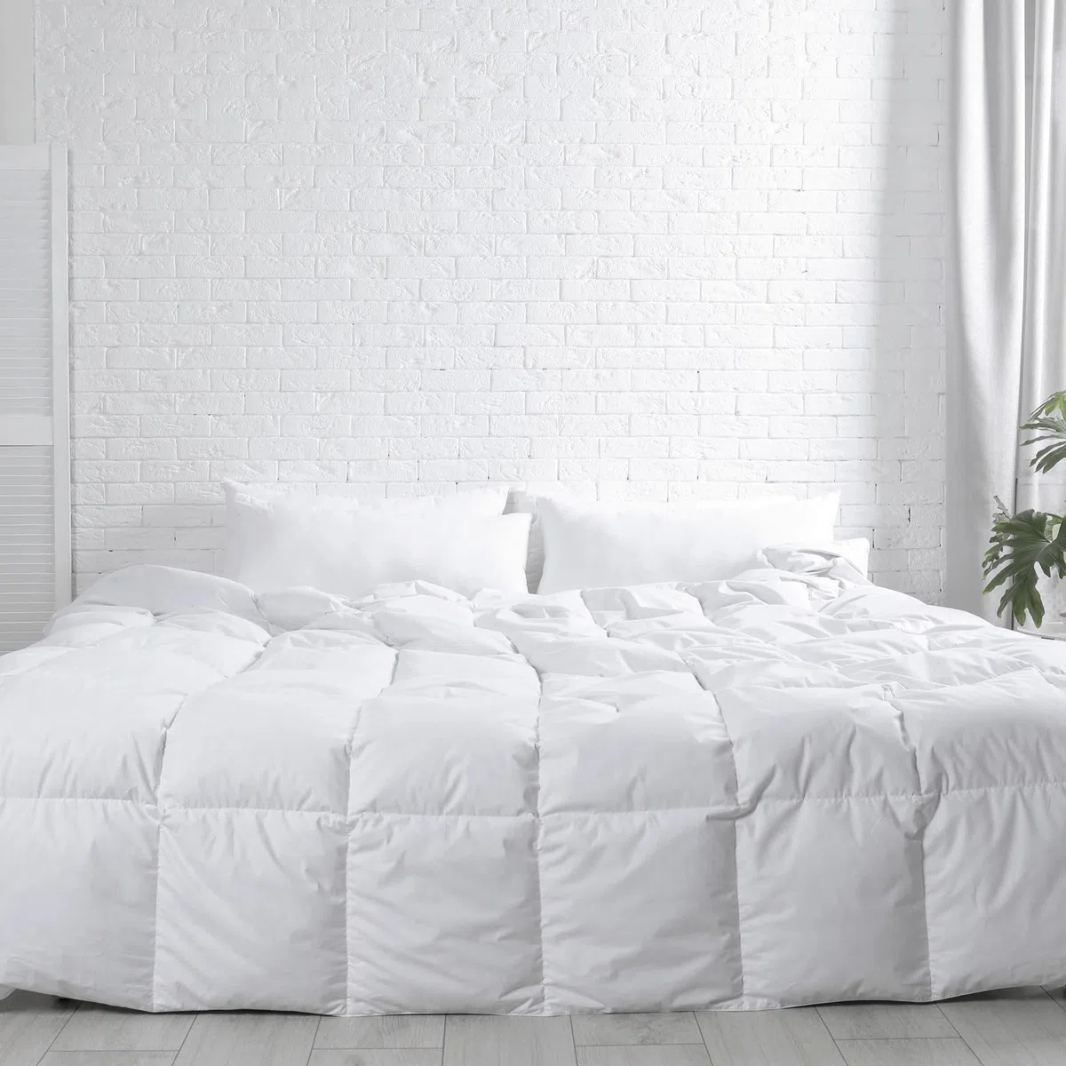 Gilania - Piumino Leggero Matrimoniale 250x200 cm - Hollow Basic 3D Bianco, Leggero e Traspirante, Anallergico e Lavabile