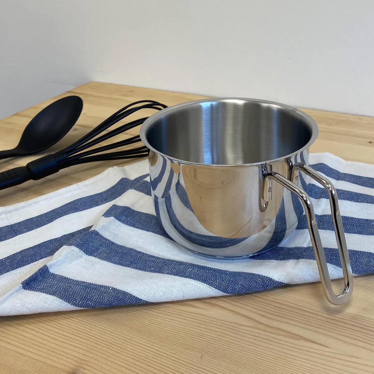 Pintinox - Bollilatte First in Acciaio Inox 18/10, Adatto all'induzione, diametro 14 cm