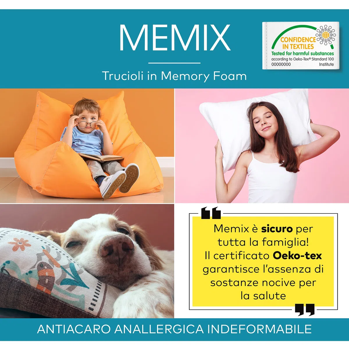 Deshome Memix 5 Kg - Imbottitura per cuscini, divani, sedie, materassi, peluche trucioli in memory foam antiacaro, anallergica Made in Italy