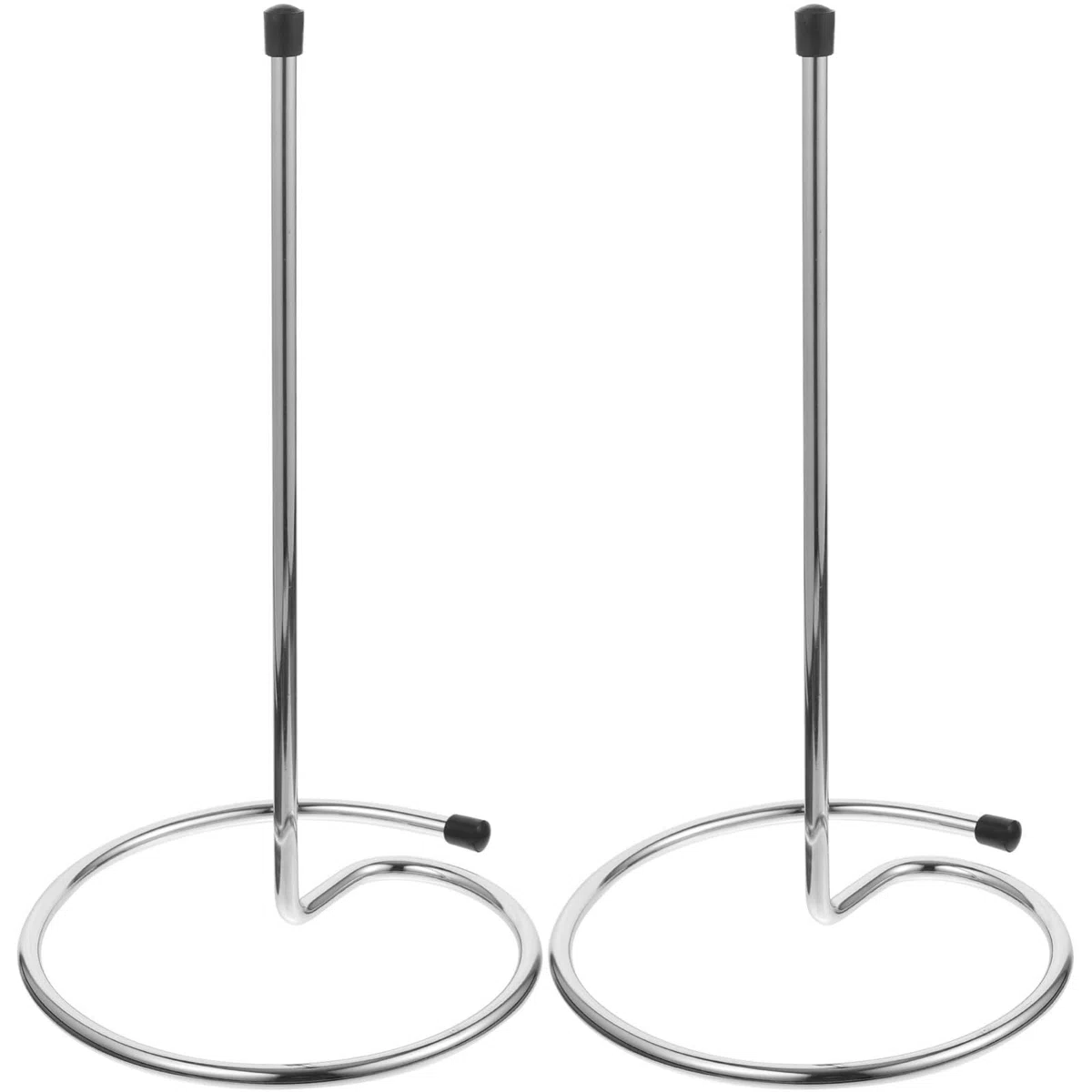 Tofficu Supporto 2 per Decanter in Inossidabile Asciuga Bottiglie Rapido Risparmio Spazio per Bar