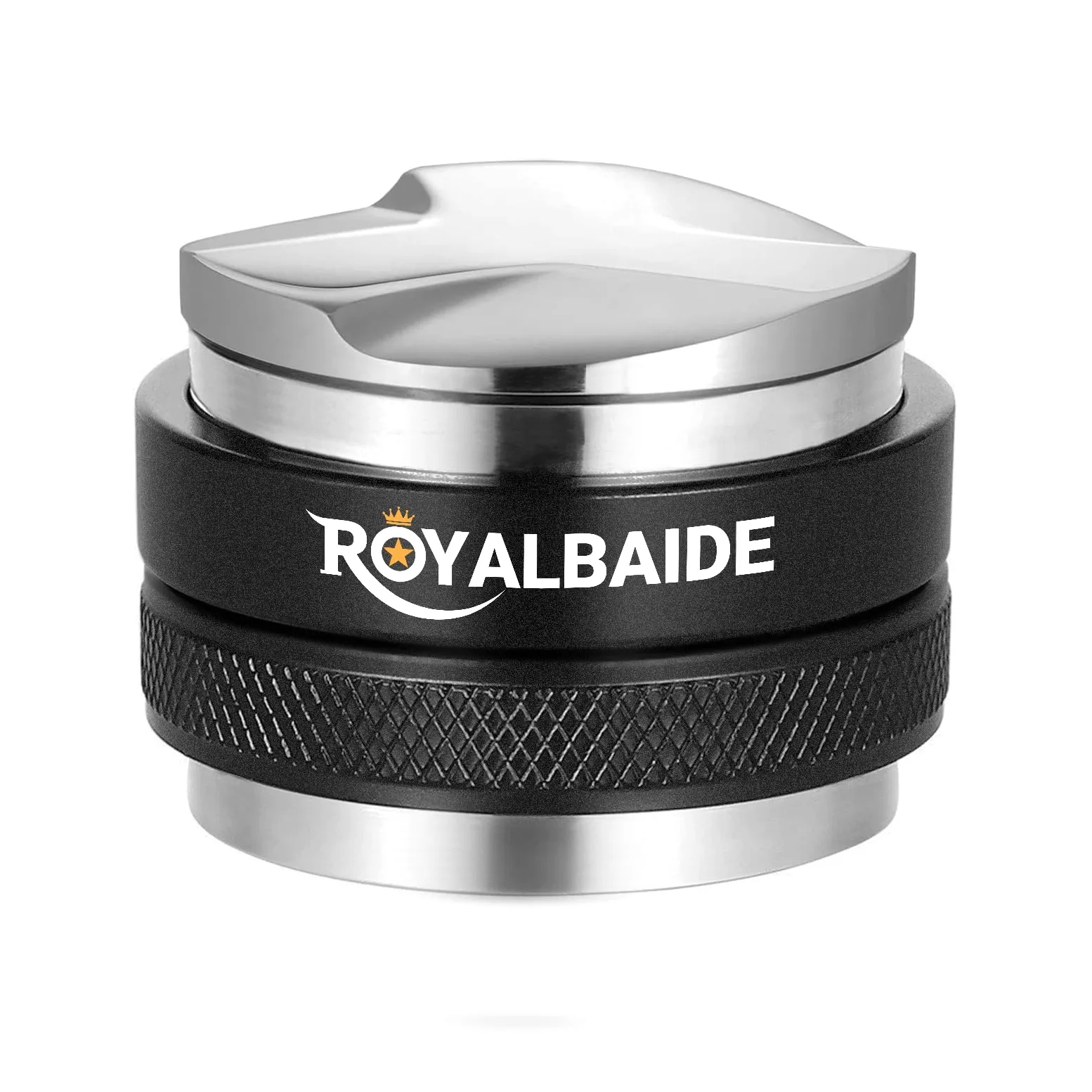 Pressino e distributore per caffè espresso da 51 mm, livellatore per caffè a doppia testa compatibile con portafiltro da 51 mm, pressini per caffè espresso staccabili a profondità regolabile