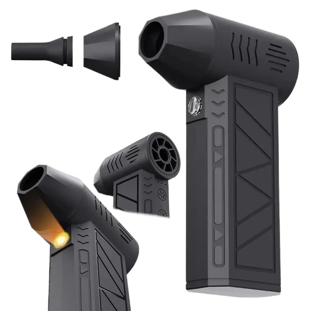 Soffiatore per auto, Ventilatore elettrico turbo soffiante con asciugatrice for polvere legra,Alta potenza di aspirazione