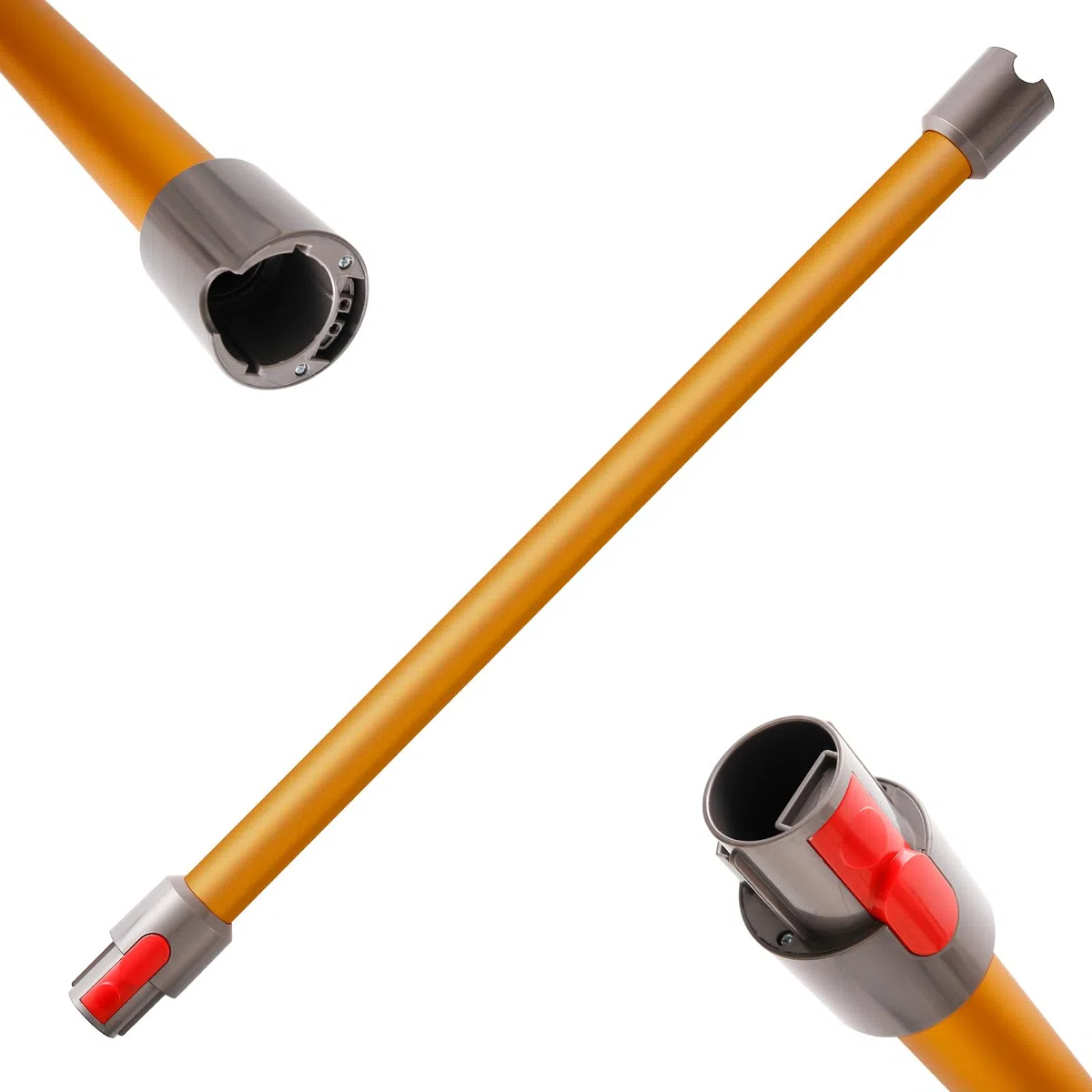 Tubo Ricambi per Dyson V15 V11 V10 V8 V7 Aspirapolvere, Tubo a Sgancio Rapido, Lunghezza 73cm（Oro）