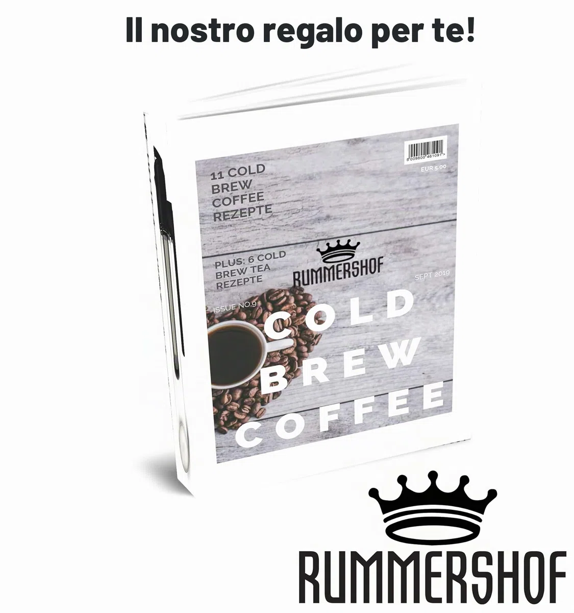 Cold Brew Coffee Maker | Caffettiera a Freddo | 1l | Senza BPA | in Tritan