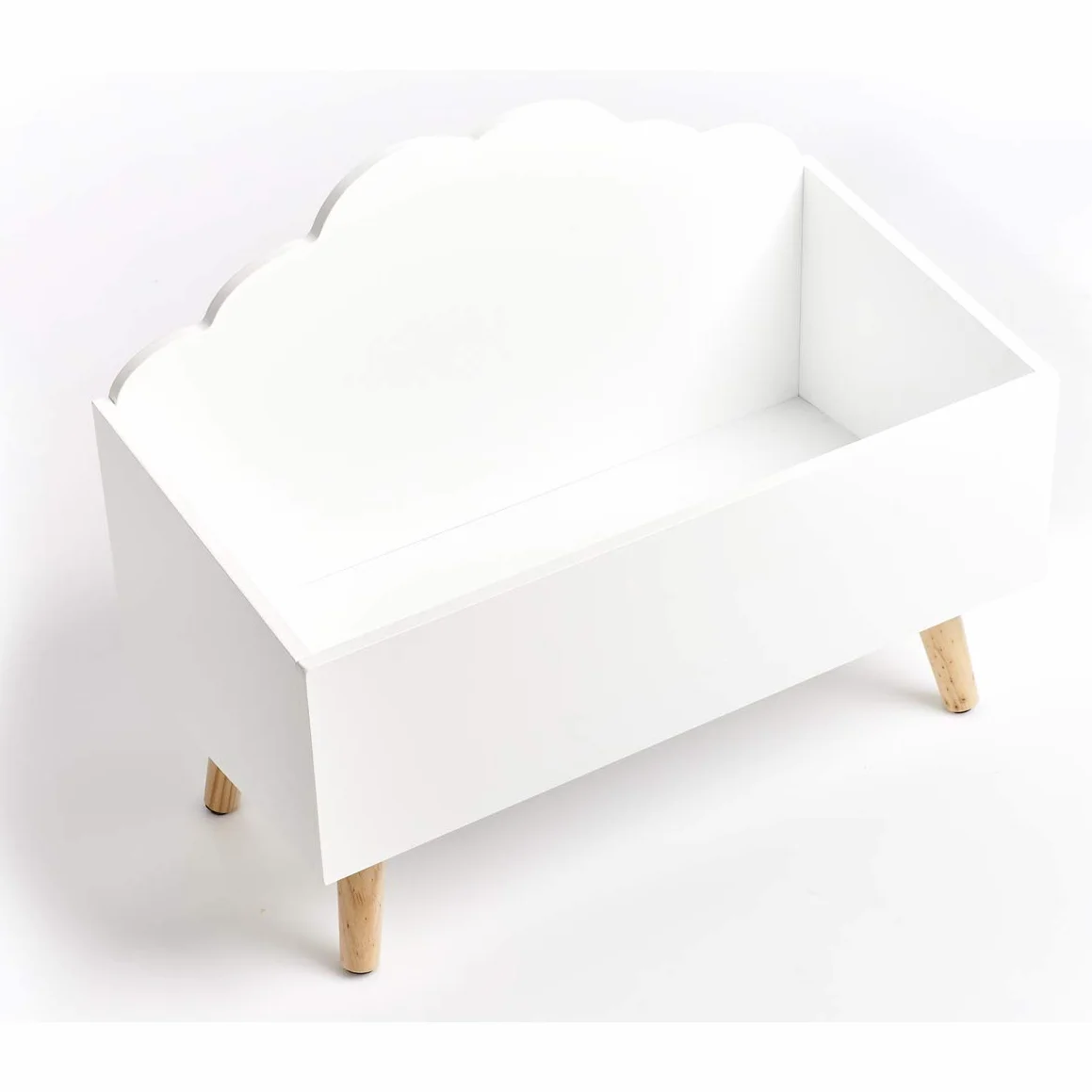 Zeller 13503 - Cassapanca per bambini, in MDF, 58 x 28 x 45 cm, colore: Bianco