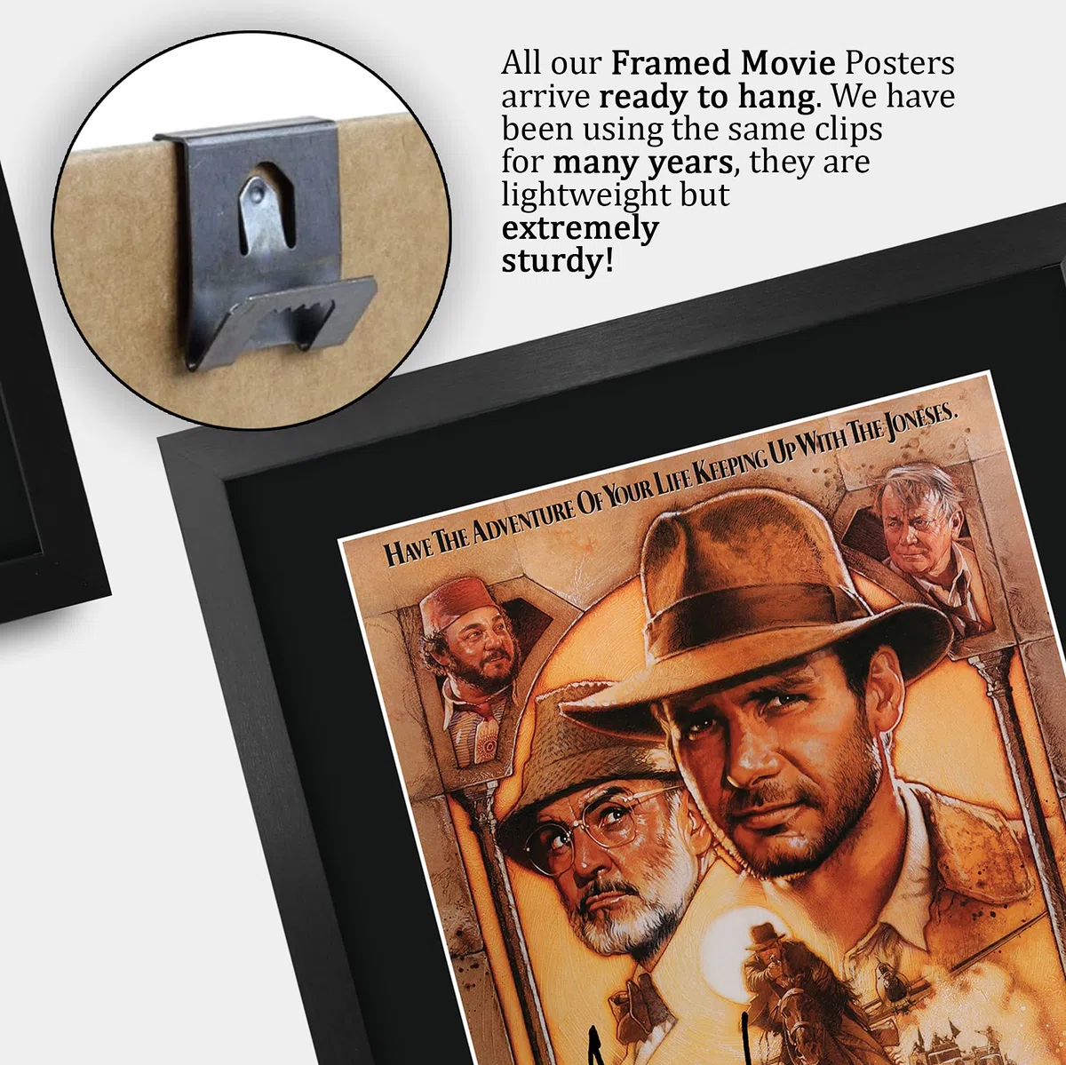 HWC Trading Indiana Jones And The Last Crusade A3 Incorniciato Firmato Regalo Visualizzazione Delle Foto Print Immagine Autografo Stampato Per Harrison Ford Gli Appassionati Di Cinema