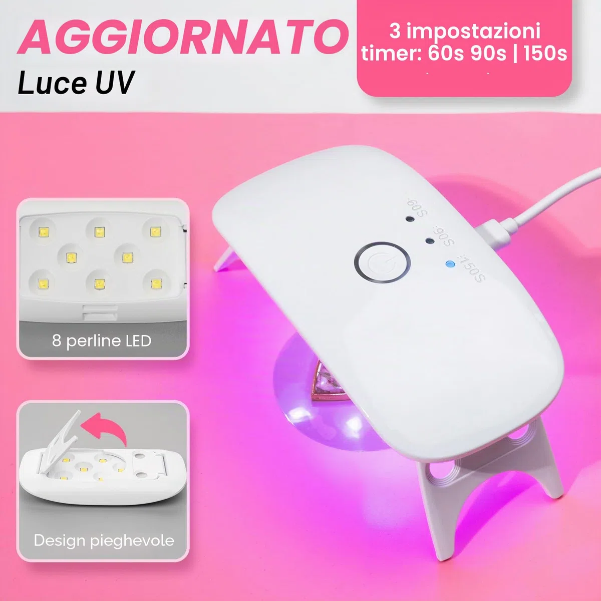YIEHO 300g Kit di Resina UV con Luce e Stampi, Resina Epossidica trasparente per Gioielli per Creazioni DIY di Portachiavi, Orecchini e Collane
