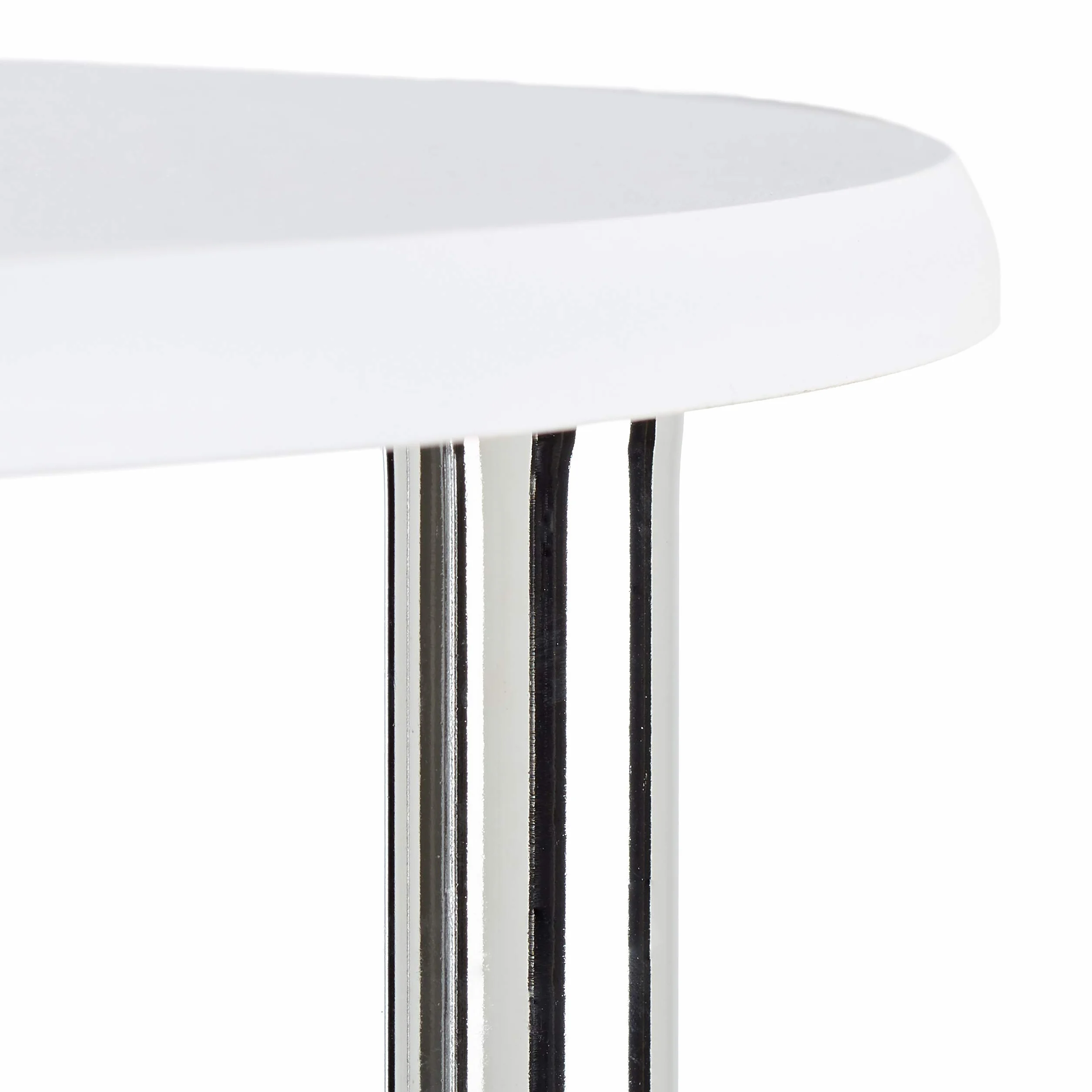 Relaxdays Tavolino da salotto legno carrello con ruote multiuso piccolo tavolo divano carrellino HLP 41,5x40x40cm bianco