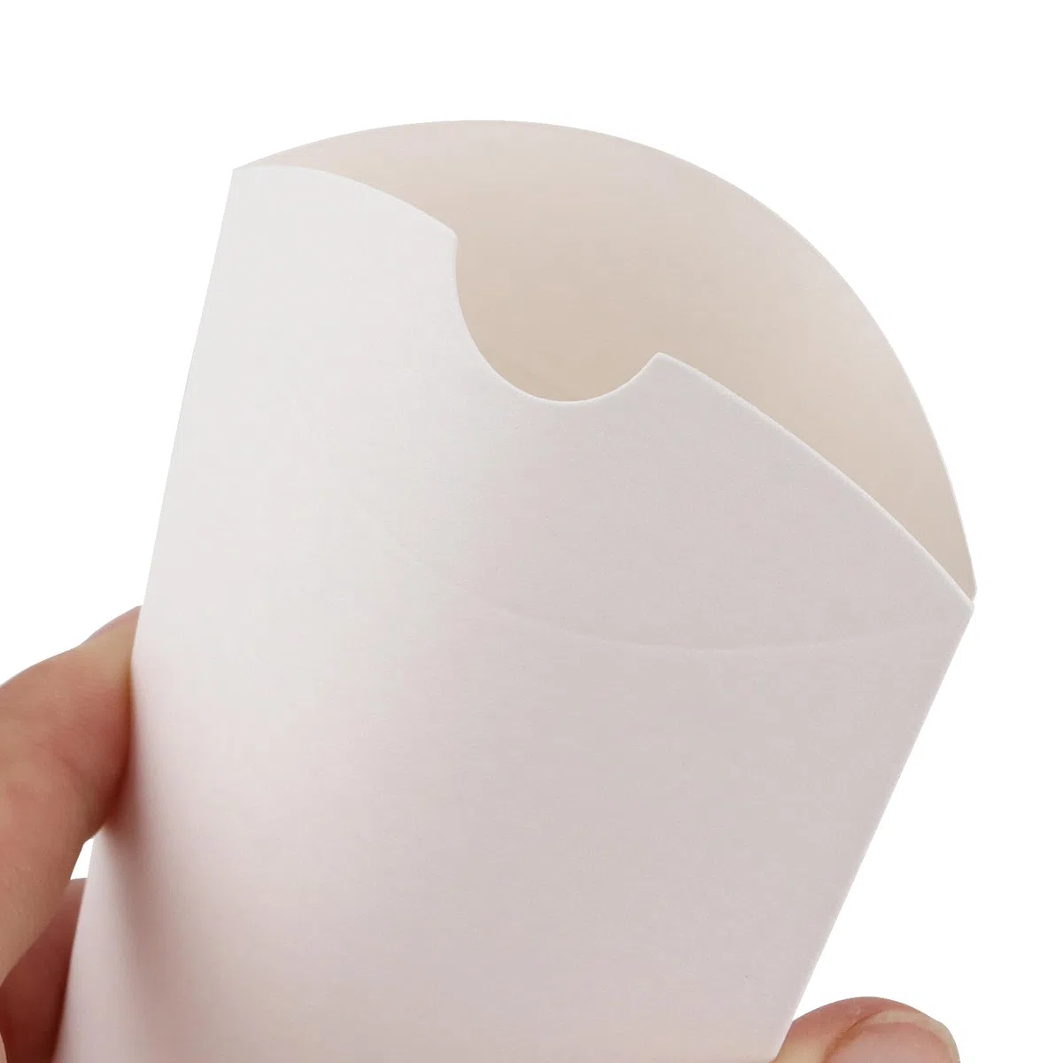 150 scatole per cuscini piccole, 9x6,5 cm, carta kraft bianca, confezione regalo con 150 corde iuta 60 cm, scatola pieghevole