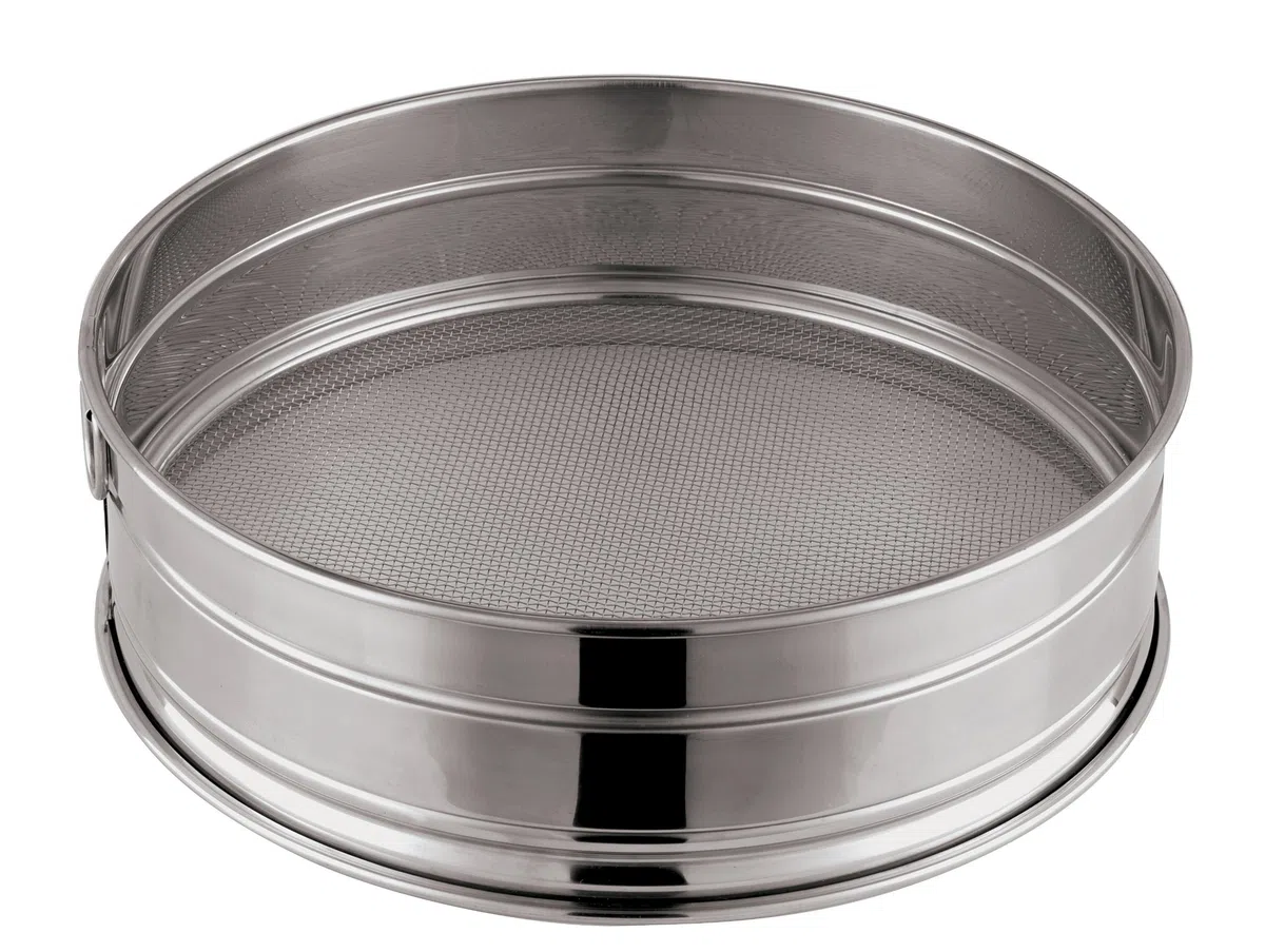 Paderno 12605-22 Setaccio per Farina, 22 cm, Acciaio Inox