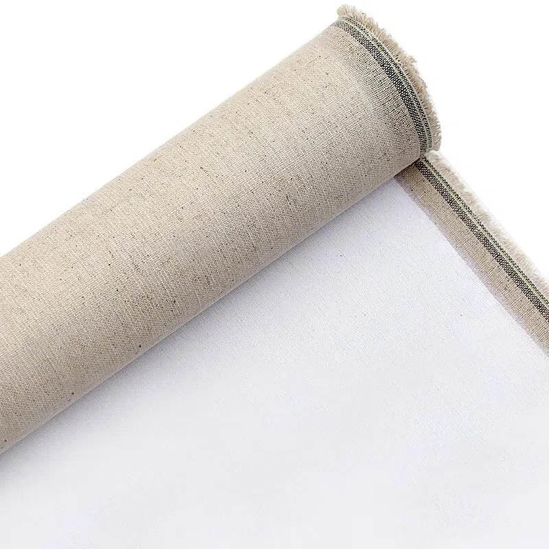 Tela per Dipingere, Rotolo Tela per Dipingere Tela di Lino con Fondo Bianco, Tela di Alta qualità for Pittura a Olio, Pittura acrilica, 3 m, Un Rotolo, Larghezza 28/48/58/68/88cm(88cm Width)