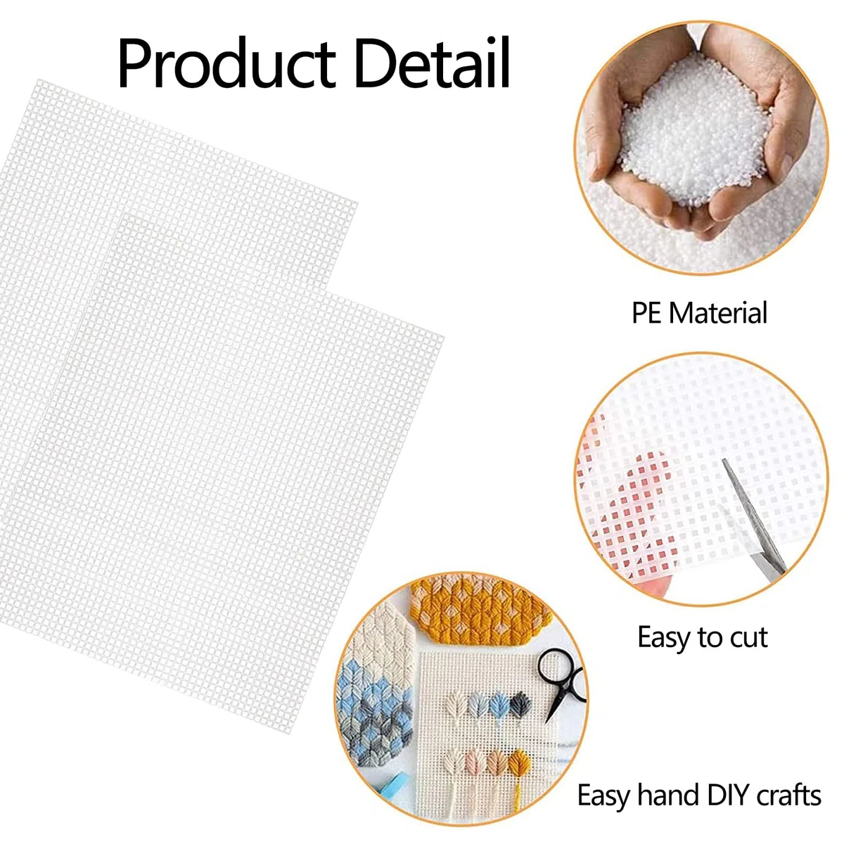Plastic Canvas, Tela di Plastica a Rete, Rete Canvas per Borse, Plastic Canvas per Borse, Plastica Canvas Ricamate, 2 Pezzi Rete Plastica Maglia Piccola per Progetti a Maglia e Uncinetto, 21 * 28cm