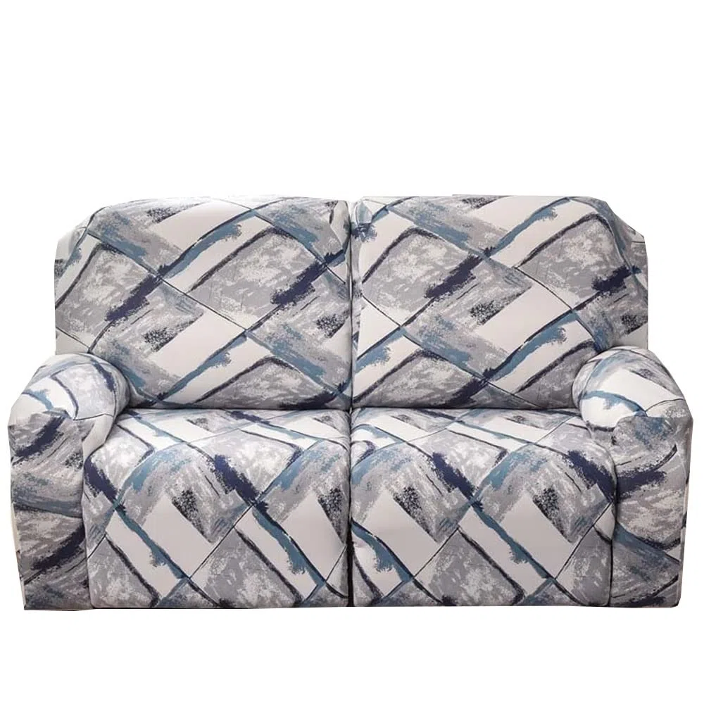 Copridivano Relax reclinabile 1 2 3 Posti, Fodere Copripoltrona 1 Posto Relax Universale con Tasche, 4/6/8-Pezzi Copridivano Fantasia Lavabile, Coperture per Divano da Massaggio ( Color : #16 , Size :