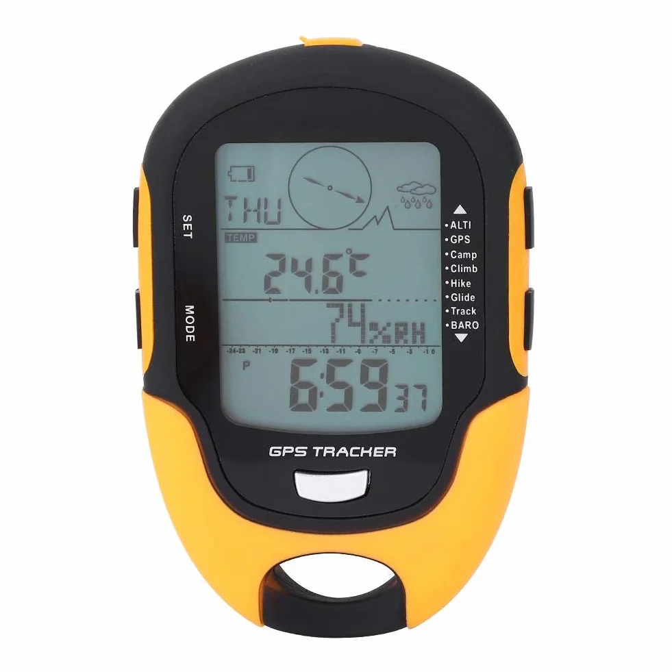 Crisis Barometro Digitale, Altimetro e Ricevitore di Navigazione GPS, per Campeggio, Arrampicata ed Escursionismo - Ideale per Appassionati di Outdoor