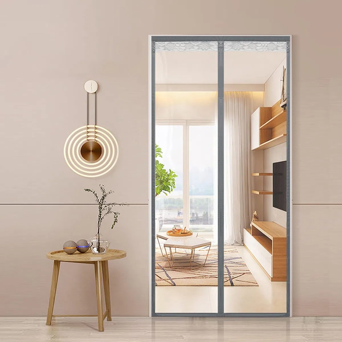 Tenda per Porta Isolamento Termico Magnetico,Tenda Magnetica Per Porta In EVA,Copertura Porta Antivento,Chiusura Automatica,per Balcone Cucina Camera da Letto,Larghezza x Altezza (90cm x 230cm)