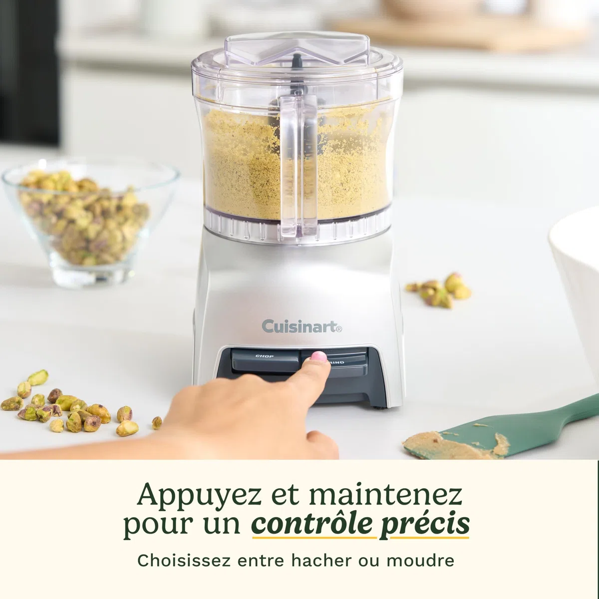 Cuisinart Pixie Chopper® Mini Robot da Cucina | 0,7L | 2 programmi | Lama SmartPower® | BladeLock™ | Compatto | Lavabile | Senza BPA | Salse, spezie, impasti