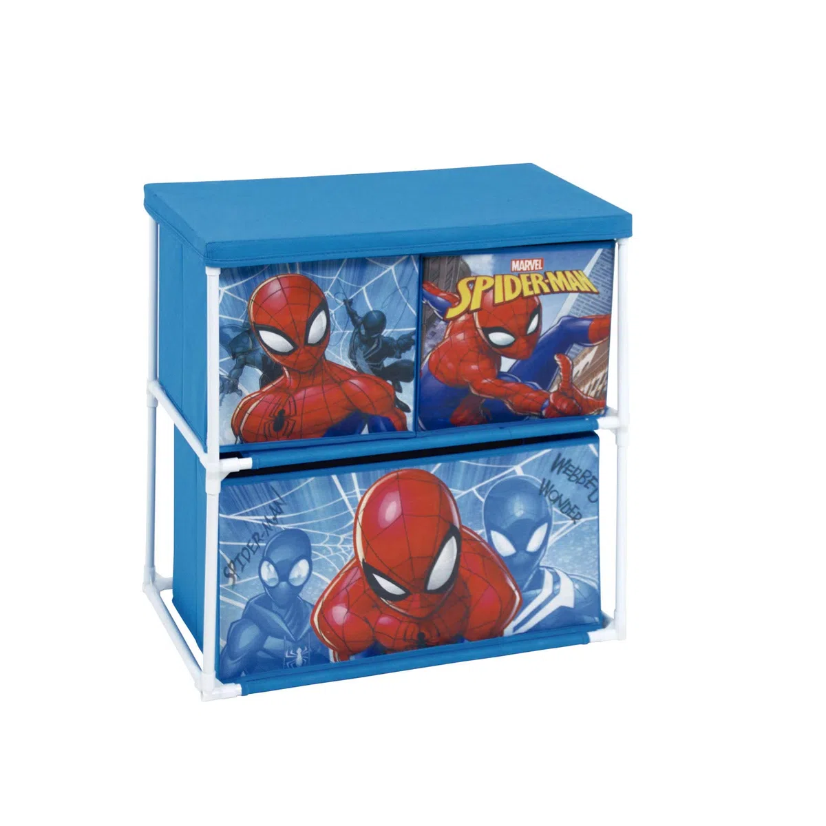 ARDITEX Spider-3 Cassettiera Mensola, Poliestere/Metallo, Blu, Medio