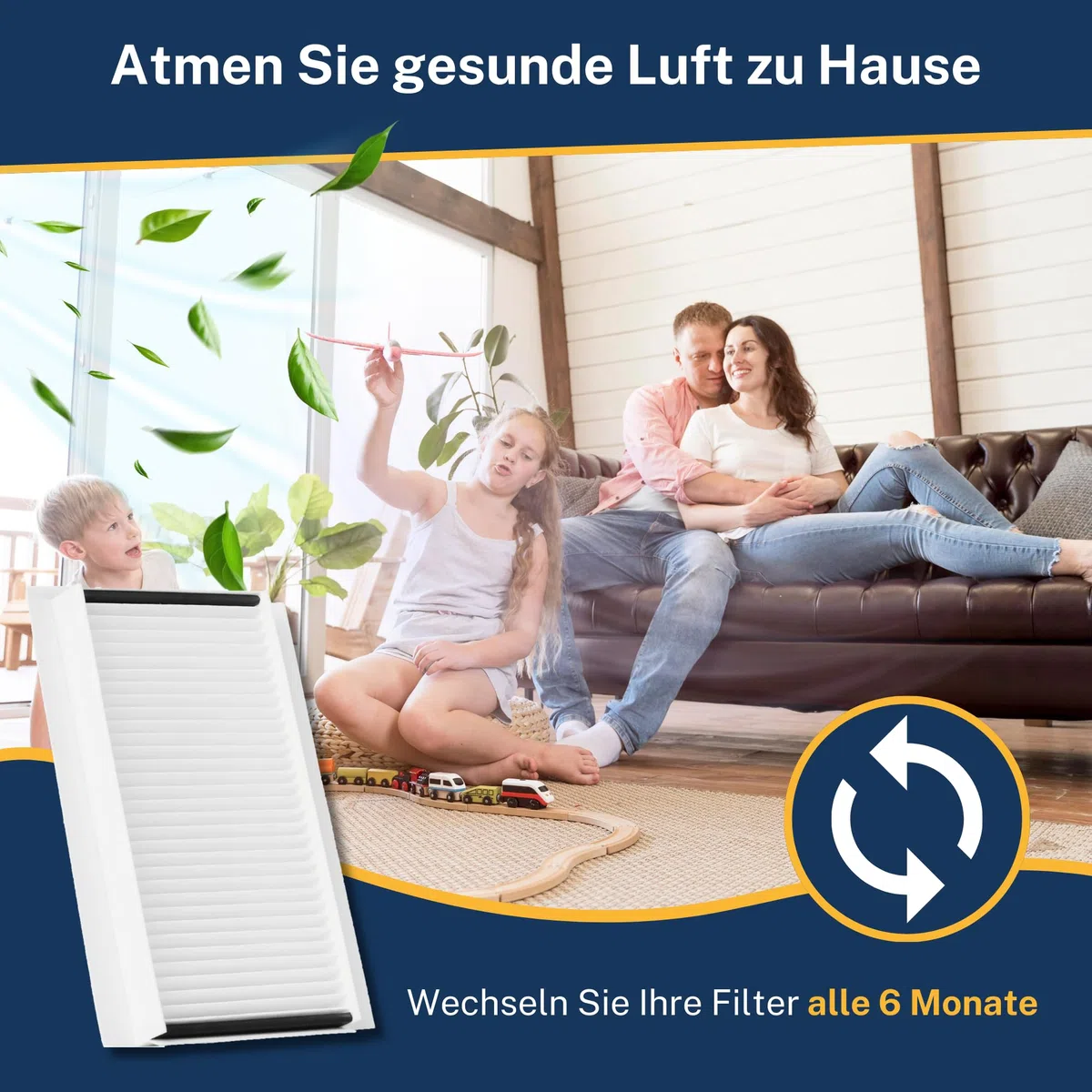 Tops Filtro per Zehnder comfoair 180 | 2x set di filtri G4