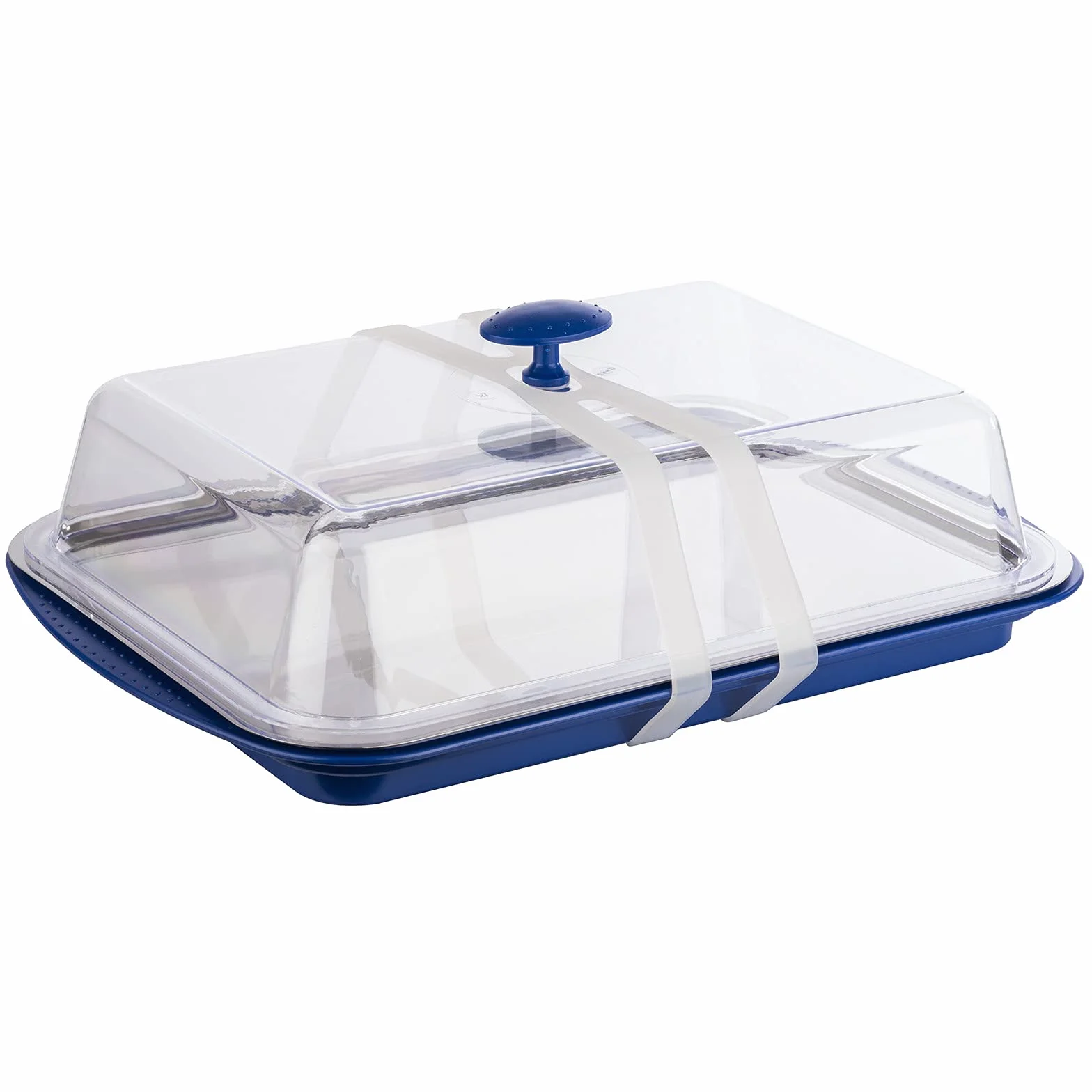 Sistema termico in acciaio inox APS 9090 43 cm x 19 cm, blu, 2 pezzi