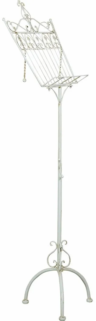 Biscottini Leggio Musicale in Ferro battuto Da pavimento 46x32x139 - Leggio Porta Menu - Cavalletto Espositore Pubblicitario Pieghevole - Portamenu Ristorante - Leggio per Libri da Tavolo