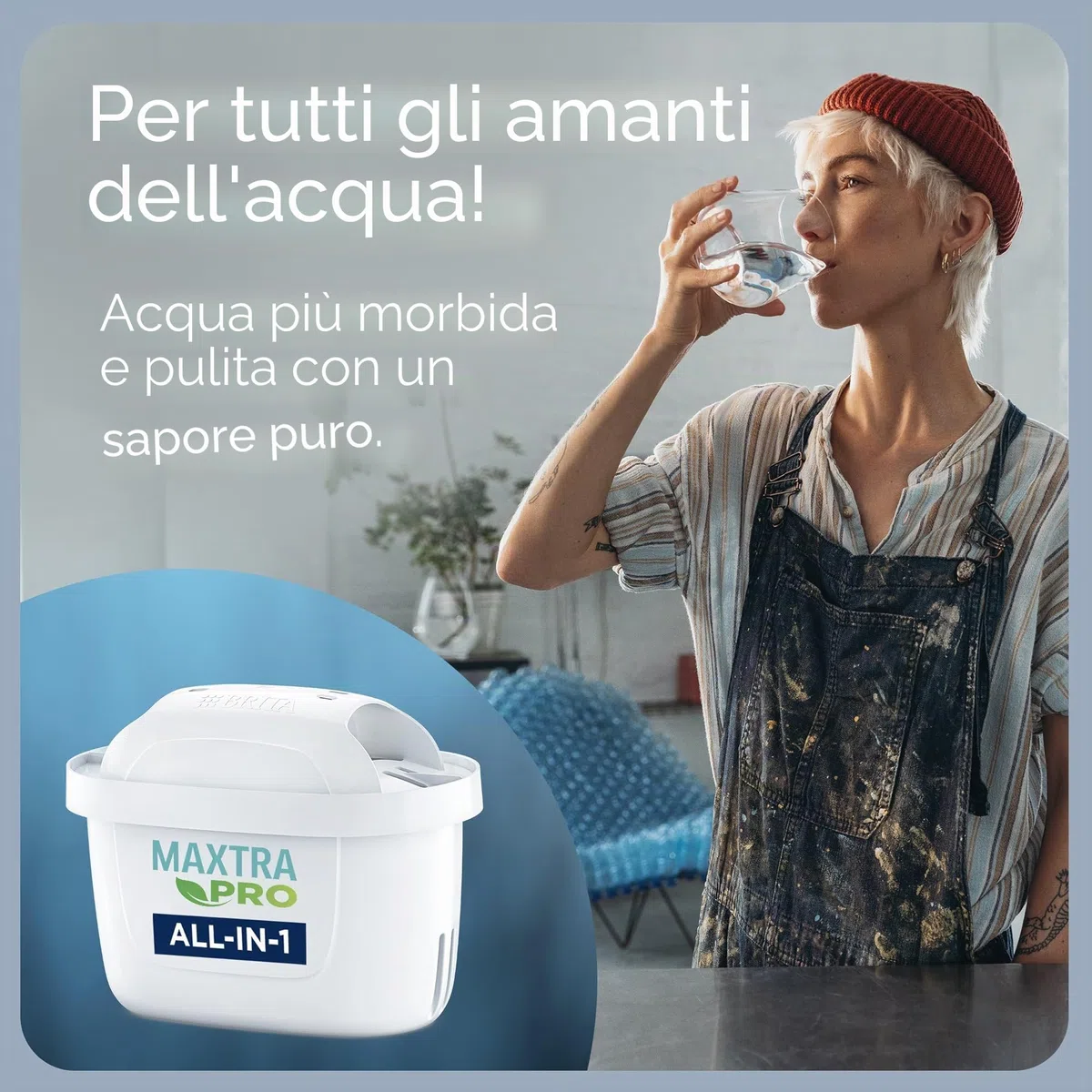 Brita Carafe Filter Marella Bleue Xl (3.5l) Incluso 1 Cartuccia Maxtra Pro AlL-1