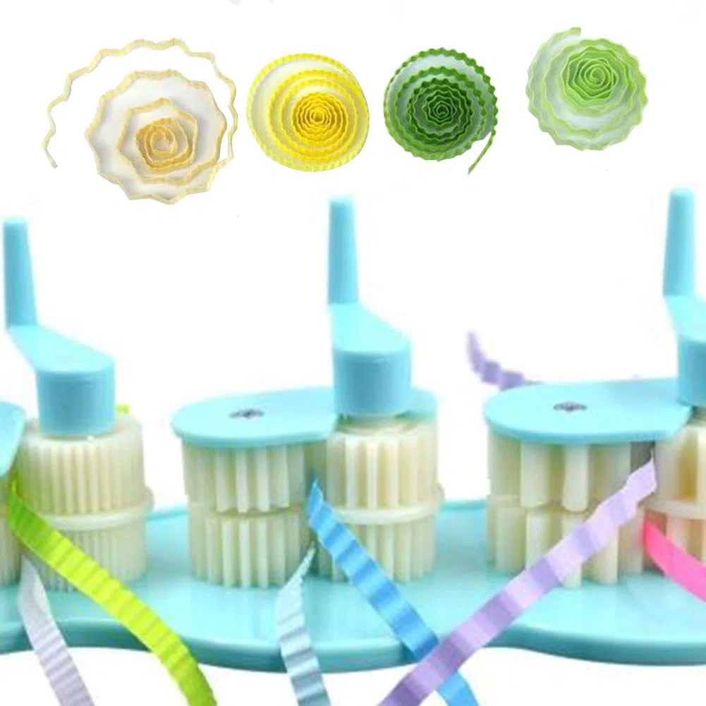Hztyyier Plastics Quilling Crimper Machine Crimping Papercraft Quilled Tool set for DIY