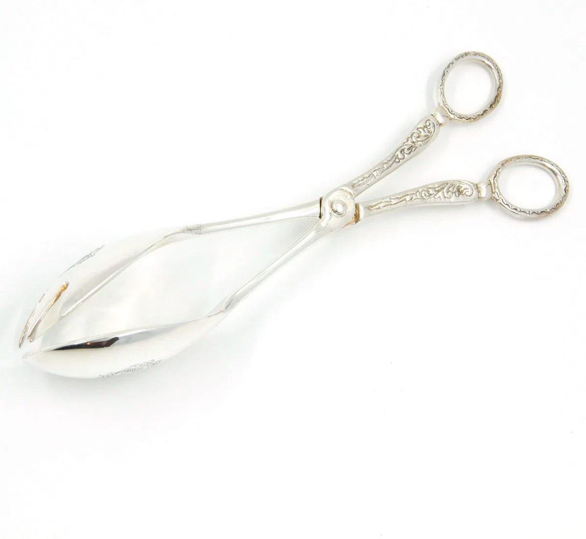 PINZA INSALATA ROYAL FAMILY SHEFFIELD -LA PIU’ ALTA QUALITA’ DI SILVER PLATED-cm 20x5x7