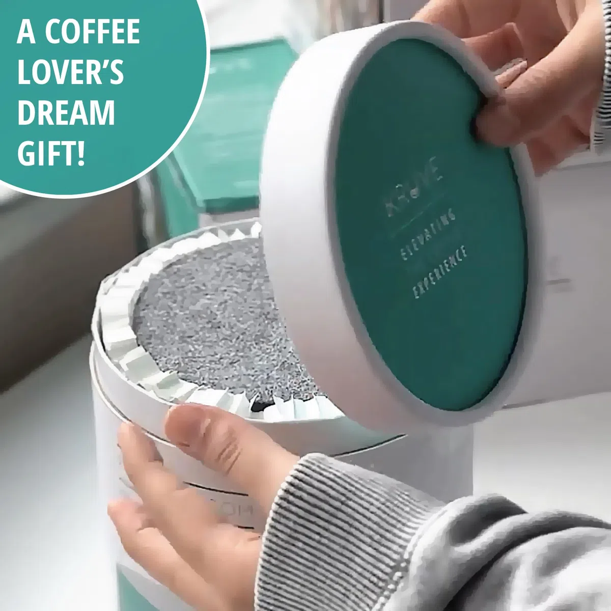KRUVE Imagine - Tazza da latte in porcellana, a doppia parete, set da due, 141,7 g, colore: rosa