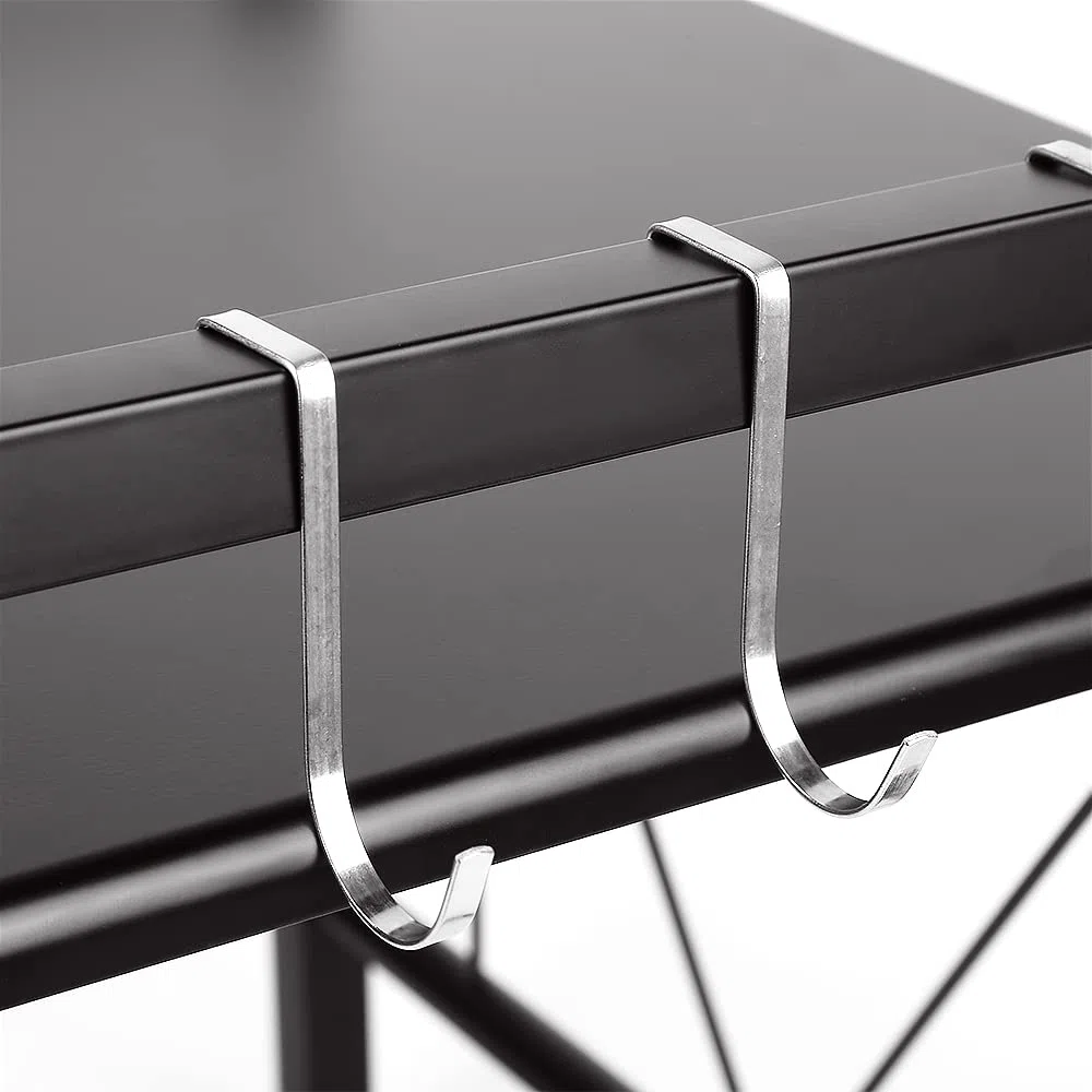 LANTUS Mensola Microonde Allungabile Forno a Supporto,Scaffale per Forno a Microonde Cucina della Griglia del Forno Salvaspazio (42 cm (40-65 cm) - nero)