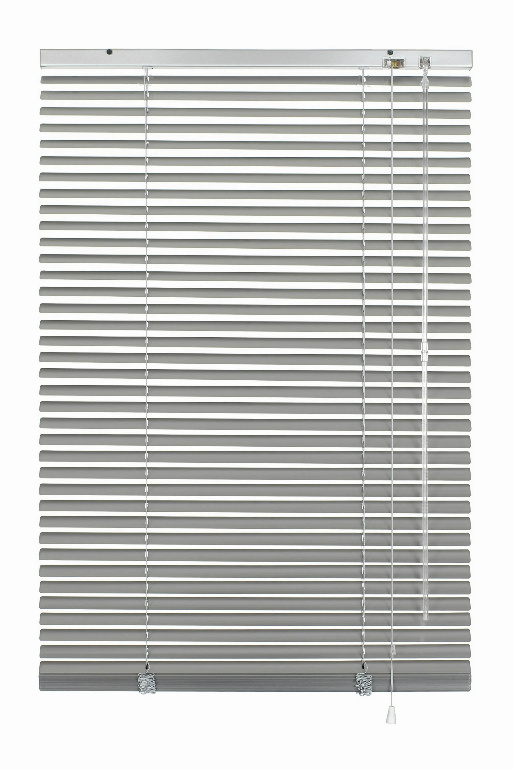 GARDINIA Veneziane in alluminio, Visibilità, Protezione dalla luce e ai raggi solari, Fissaggio al muro e al plafone, Kit di montaggio incluso, Veneziane in alluminio, Argento, 70 x 175 cm (LxA)