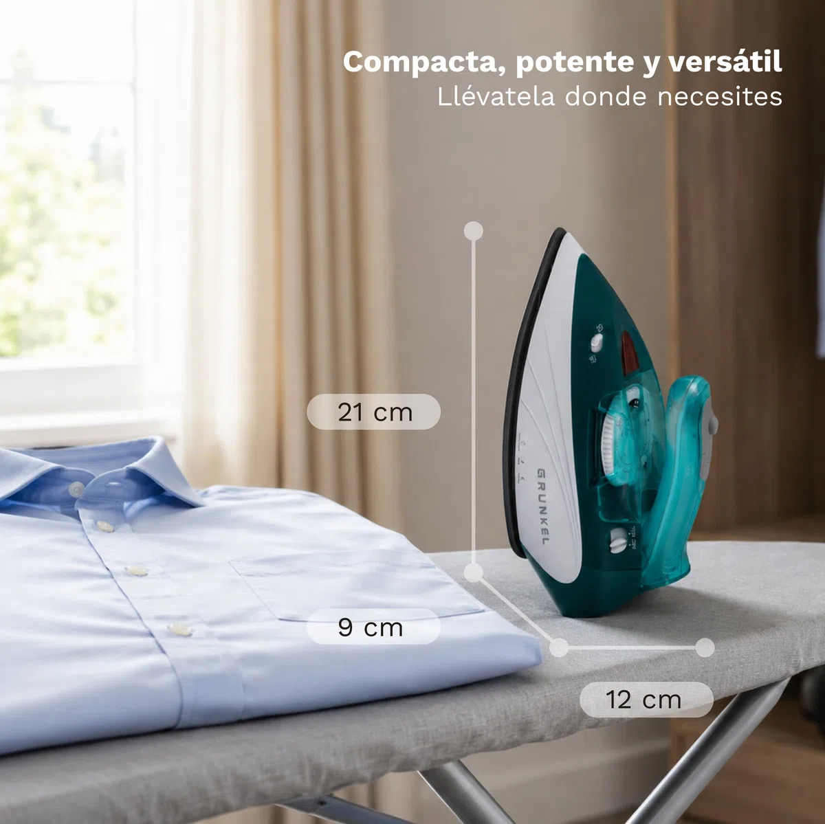 Grunkel PLV-900 - Piastra da viaggio, 900 W