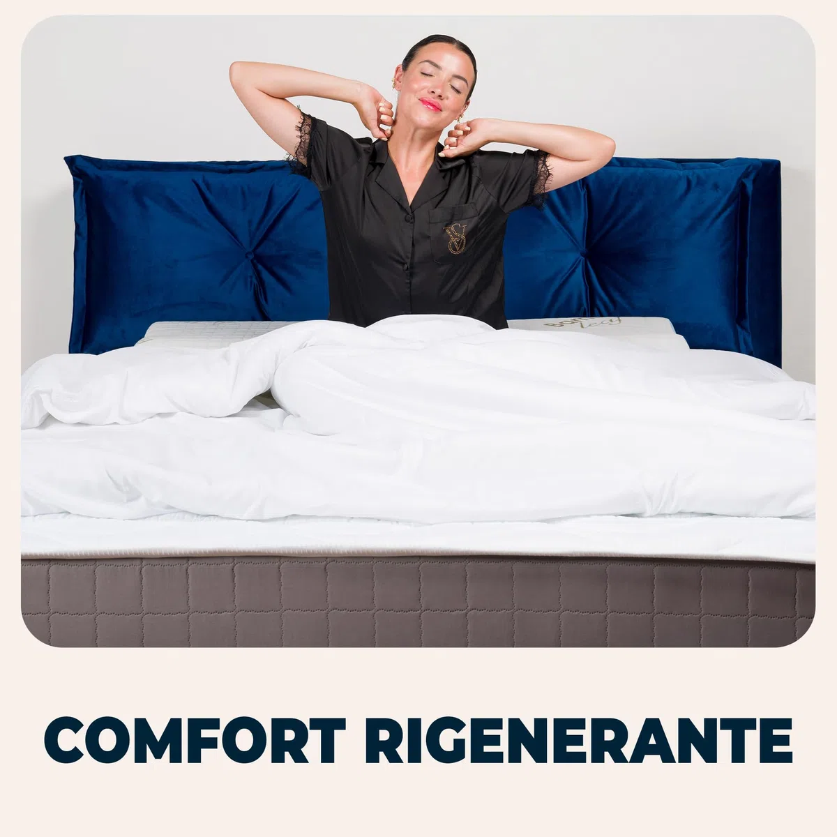 Materasso una Piazza e Mezza 120x200 Memory Foam 20 cm Reversibile 2 Lati (Topper Morbido+Lato Rigido) 100% Made in Italy per Letto, Traspirante, Anallergico, Antiacaro e con Rivestimento Premium