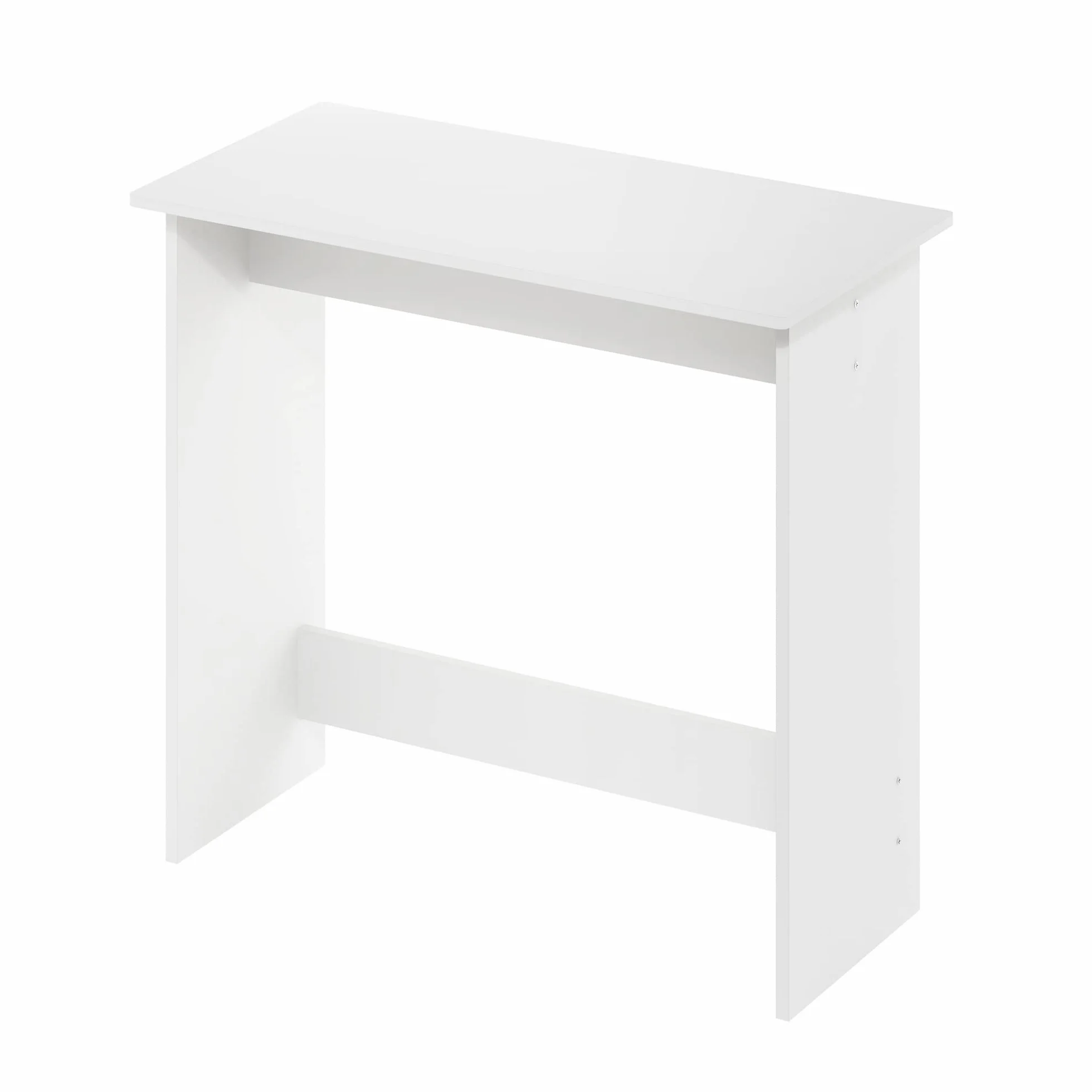 Furinno Semplicistico Tabella di Studio, Legno, Bianco, 39.12 (D) x 79.50 (W) x 75.69 (H) cm