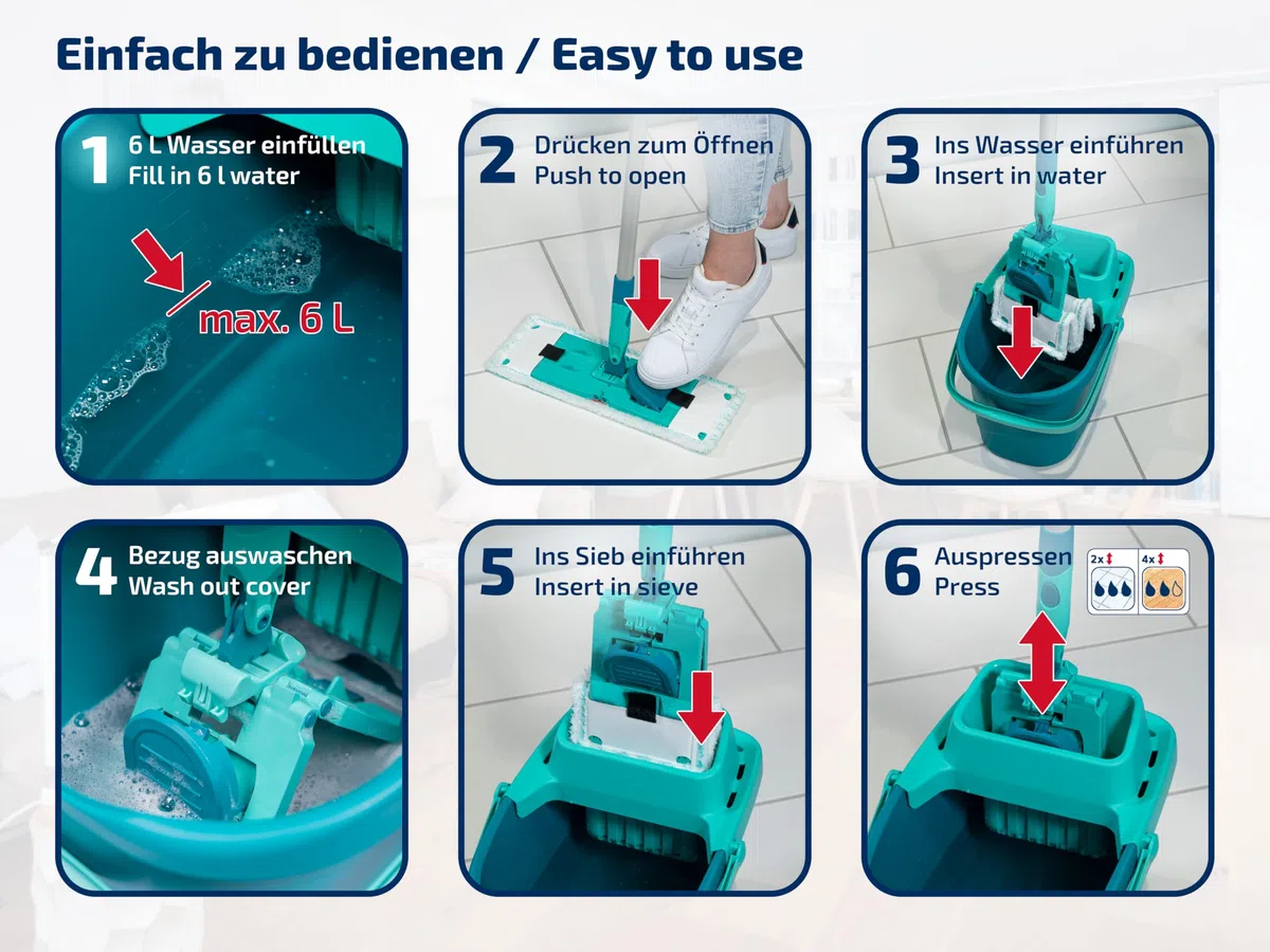 ‎Leifheit Set PowerClean M