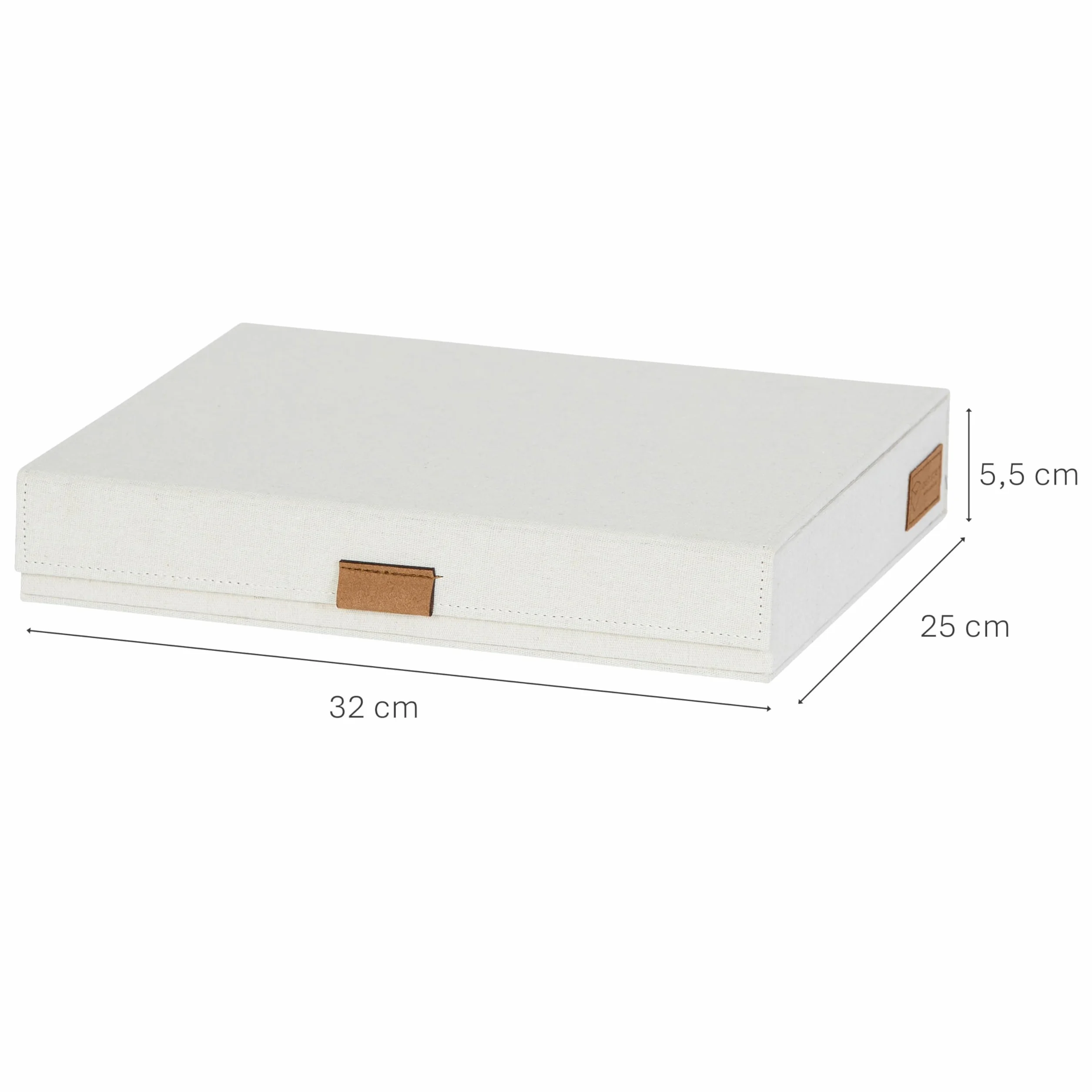 LOVE IT STORE IT - Premium - Custodia Occhiali in Lino-Cotone - Portaocchiali con 8 Scomparti in Velluto - Coperchio con Chiusura Magnetica - Rinforzo in Legno - 32x25x5,5 cm - Beige