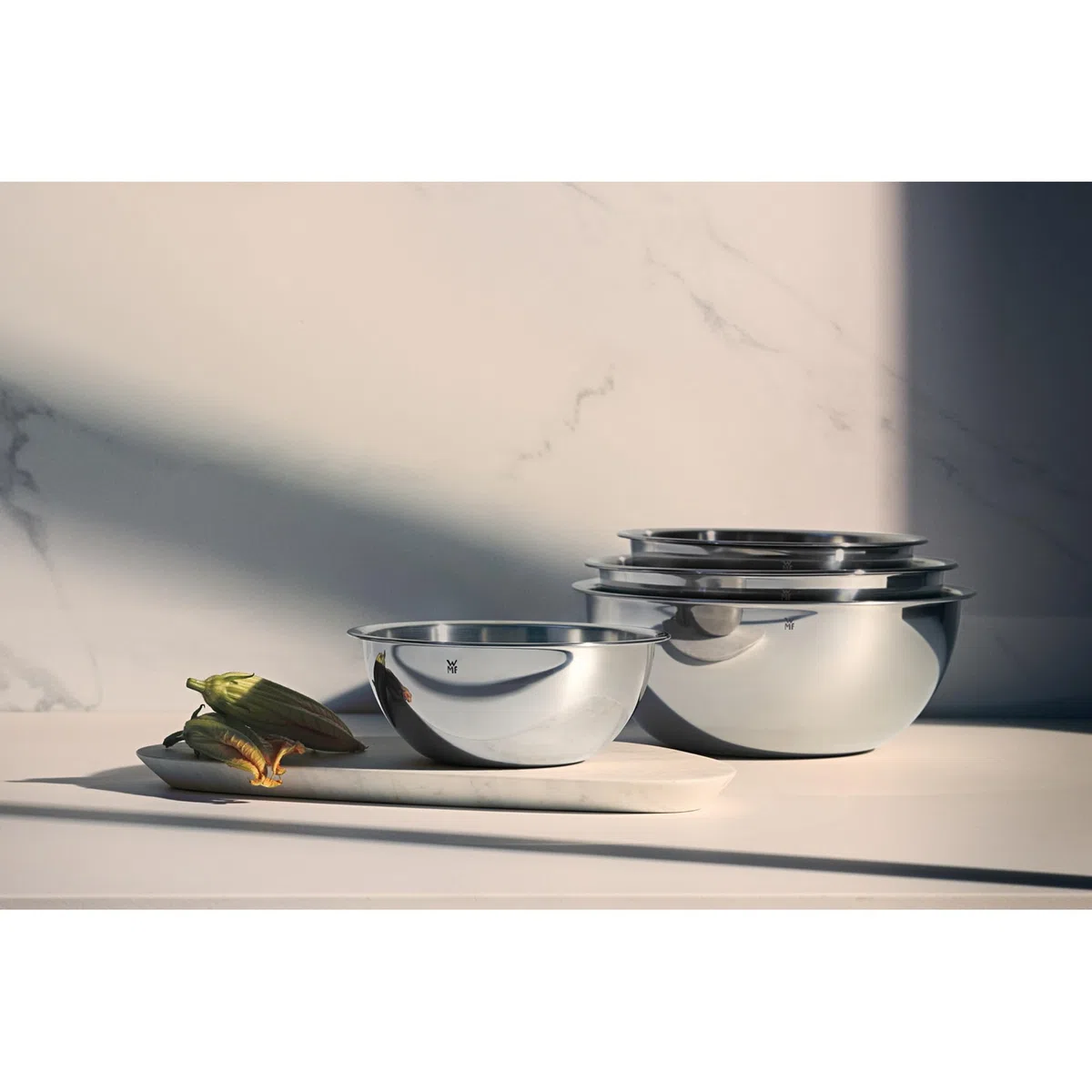 WMF Set 4 Ciotole, Acciaio 18/10, Acciaio, 4 Pezzi