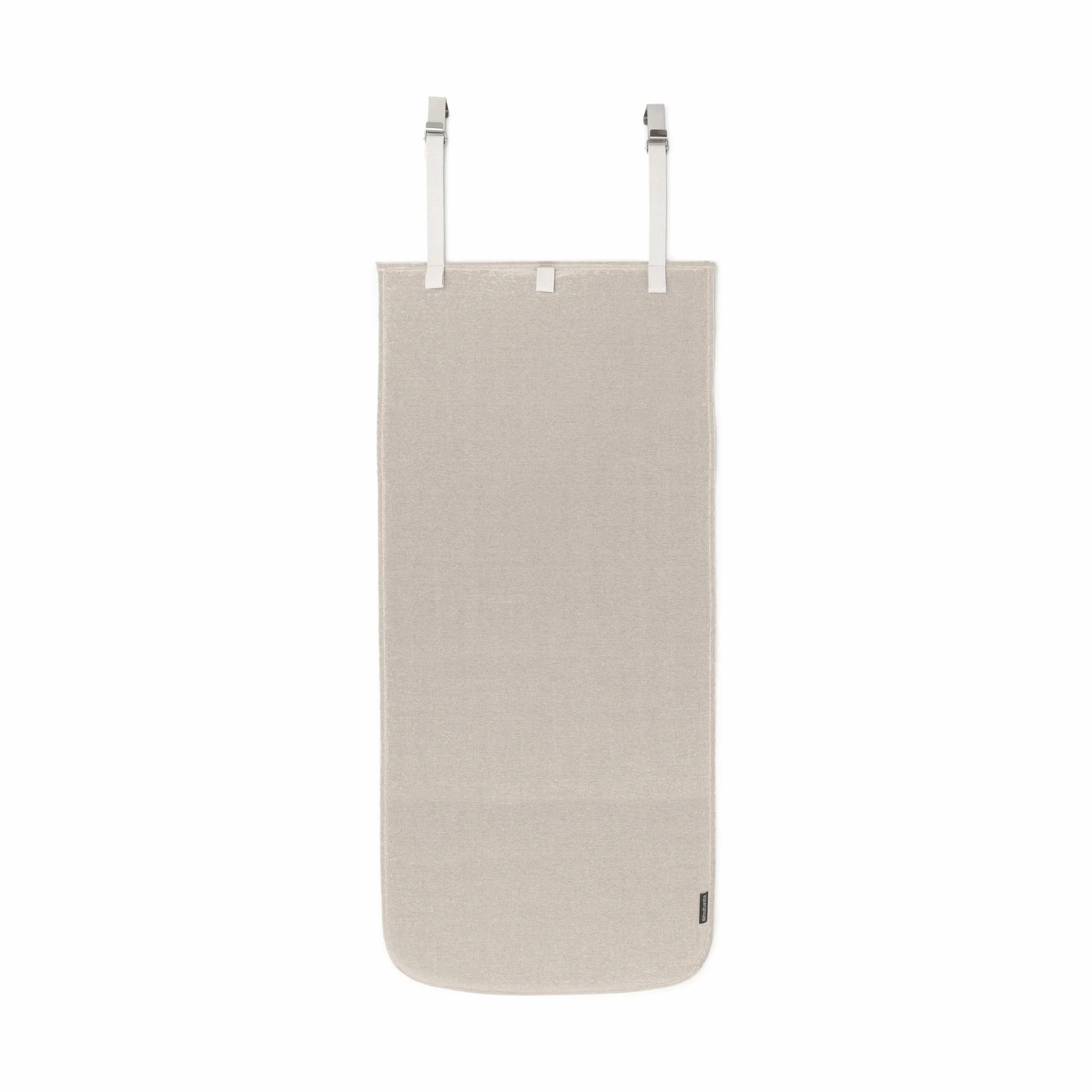 Brabantia - Coperta Steaming appendibile - Termoresistente per la Stiratura a Vapore dei Capi - Ganci, Strato Protettivo Posteriore e Passanti per Le grucce - 110 cm x 50 cm - Grey