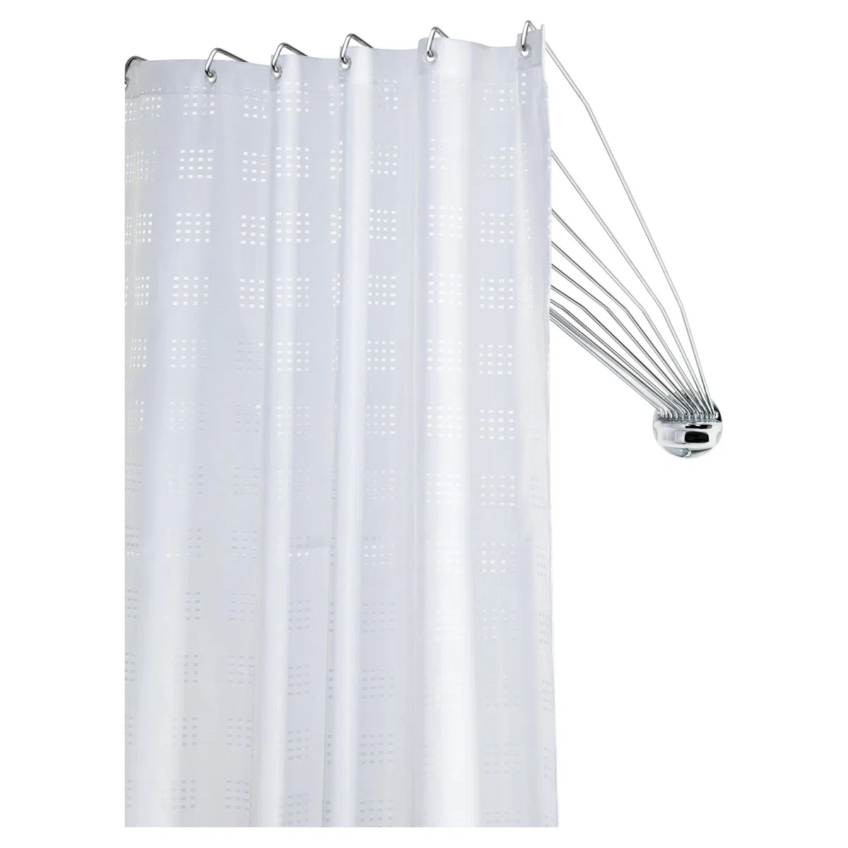 sealskin Tenda da Doccia, Cromato, 80 x 155 x 5 cm