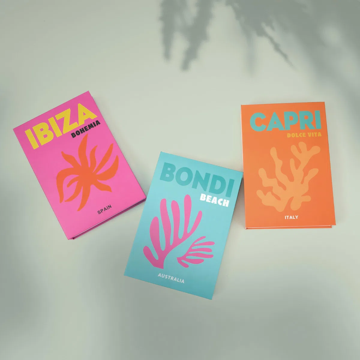 TwoDays, Estetica decorativa per la stanza, libri decorativi, tavolino da caffè, decorazione per libri, finta per decorazione, libreria, cose finte (set di 3)